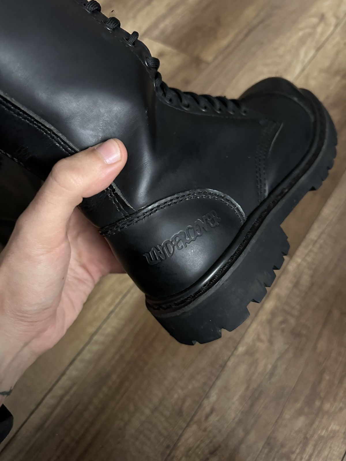 Undercover Undercover Vintage Leather Boots Shoes High Top Size US 7 / EU 40 - 15 Thumbnail