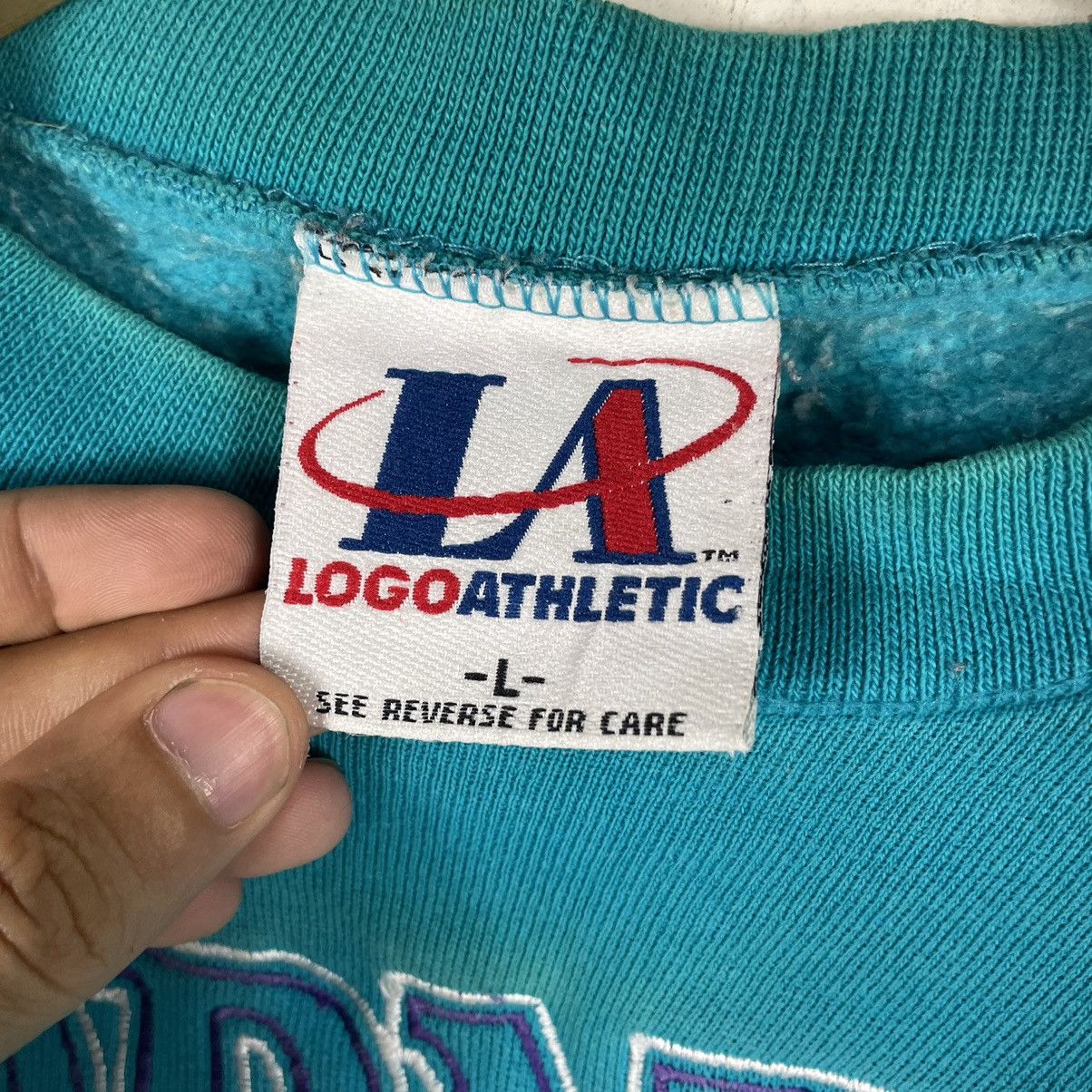 NBA × Vintage 💥 90s CHARLOTTE HORNETS NBA USA SWEATSHIRT Size US L / EU 52-54 / 3 - 5 Thumbnail