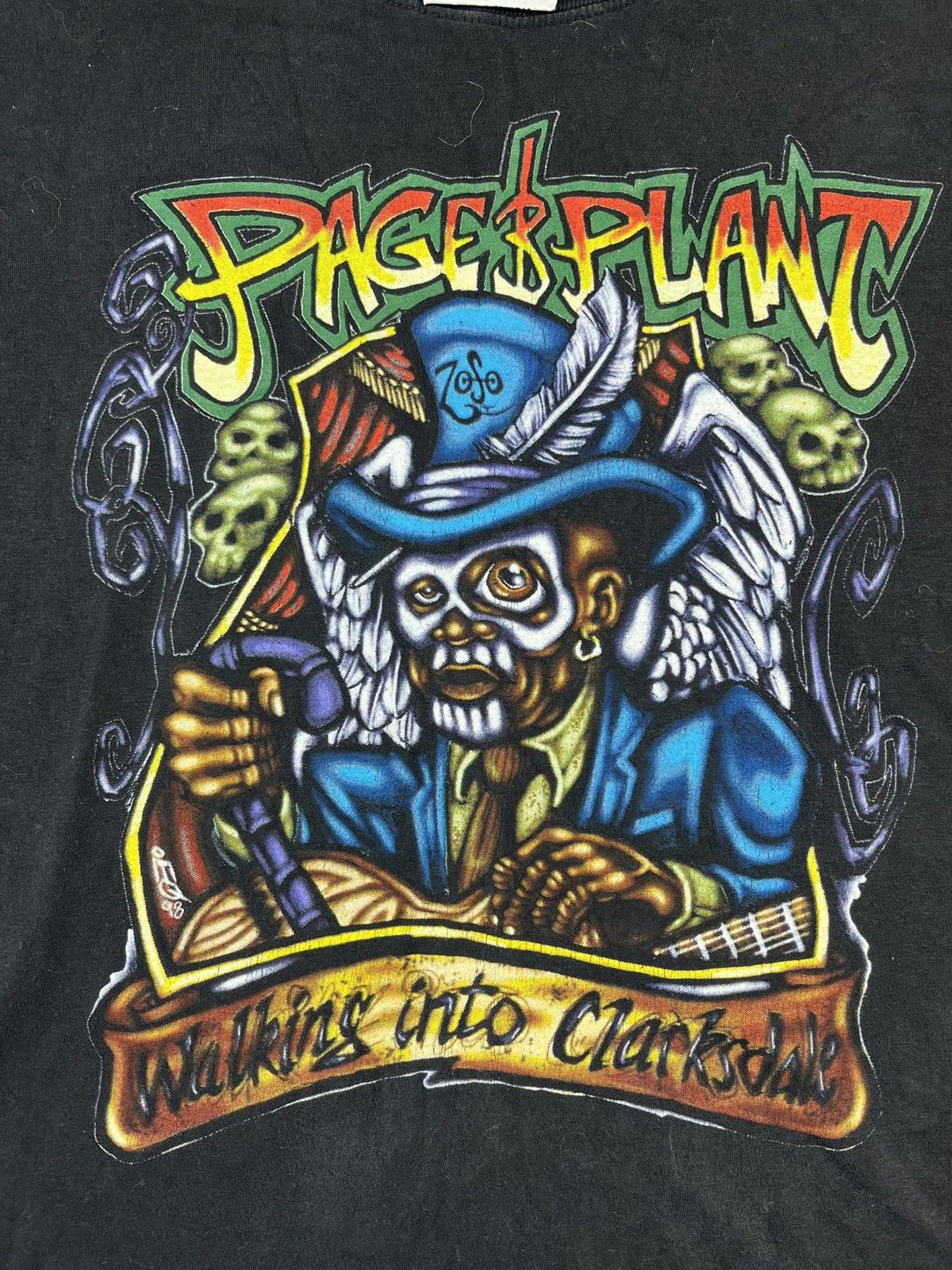 Band Tees Vintage 1998 Page Plant Tour Tee Travis Scott Style XL Size US XL / EU 56 / 4 - 5 Thumbnail