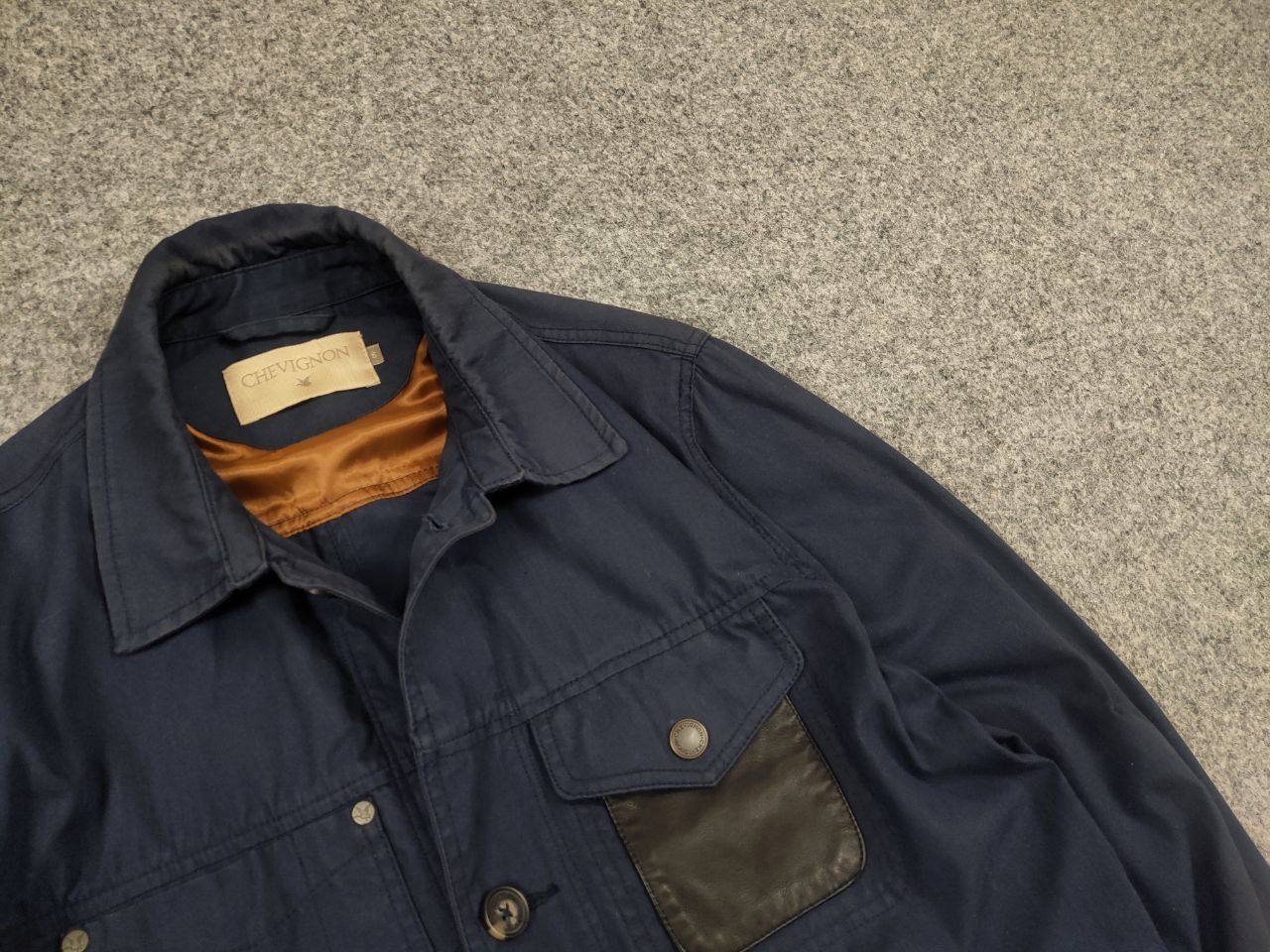 Chevignon Vintage Chevignon Light Pocket blue B Worker Jacket Size US S / EU 44-46 / 1 - 7 Thumbnail