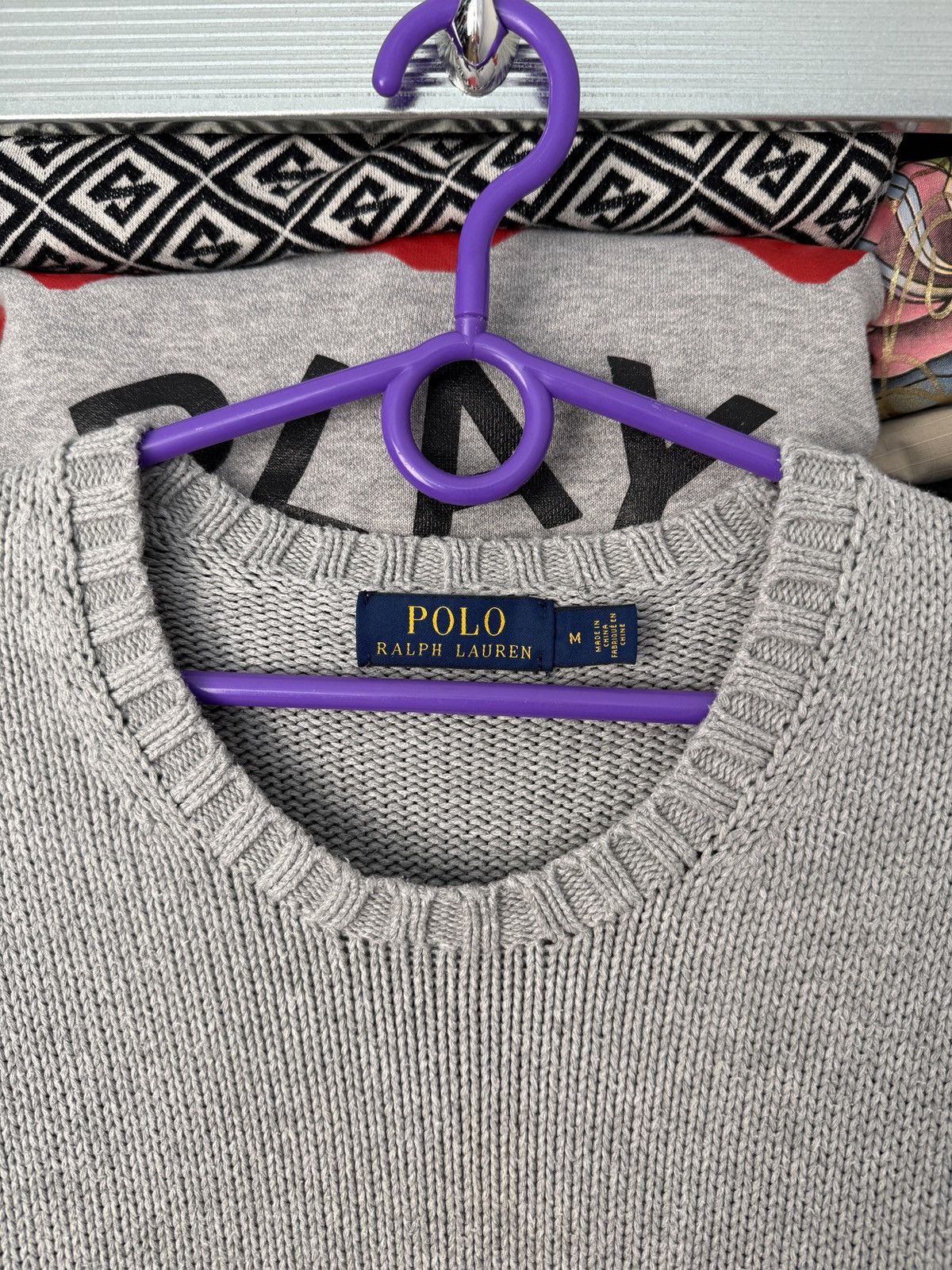 Polo Ralph Lauren Polo Ralph Lauren Knit Gray Sweater Cotton Mens Size US M / EU 48-50 / 2 - 8 Thumbnail