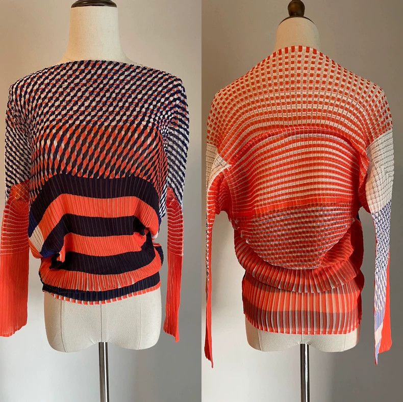 Issey Miyake Issey Miyake Orange main line geometric semi-transparent l Size M / US 6-8 / IT 42-44 - 3 Thumbnail