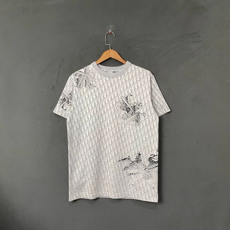 Dior Dior Gray full-printed empty mountain base short sleeves Size US S / EU 44-46 / 1 - 1 Thumbnail