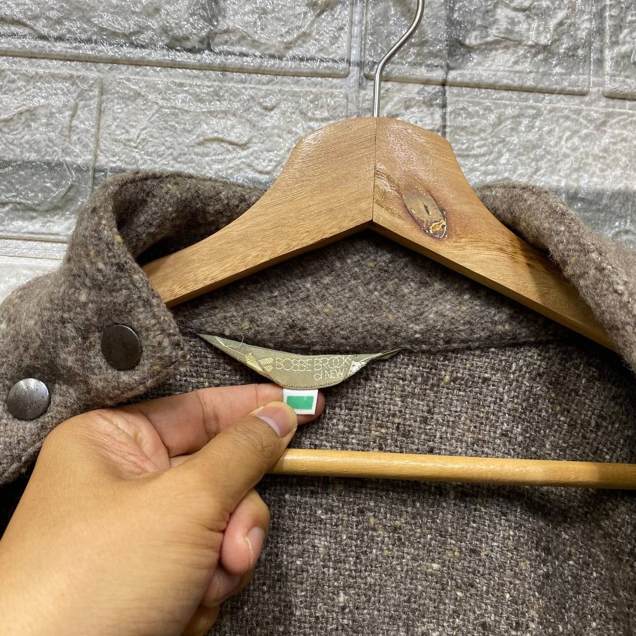 Japanese Brand YOHJI YAMAMOTO STYLE BOBBIE BROOKS N.YORK SCARF COAT WOOL Size US M / EU 48-50 / 2 - 8 Thumbnail