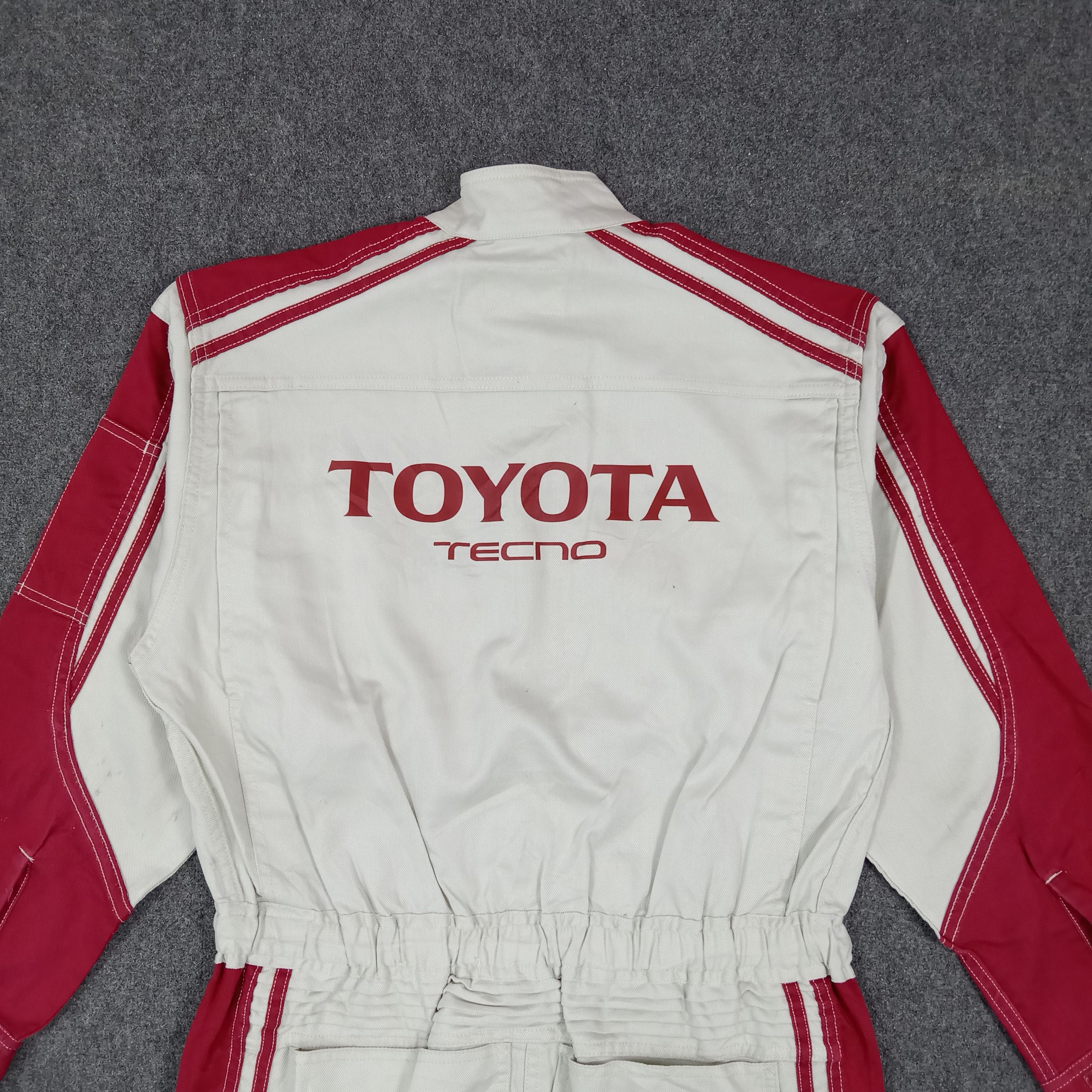 Japanese Brand Toyota Tecno Japanese Racing Mechanic Overalls Jacket C279N8 Size US M / EU 48-50 / 2 - 2 Thumbnail
