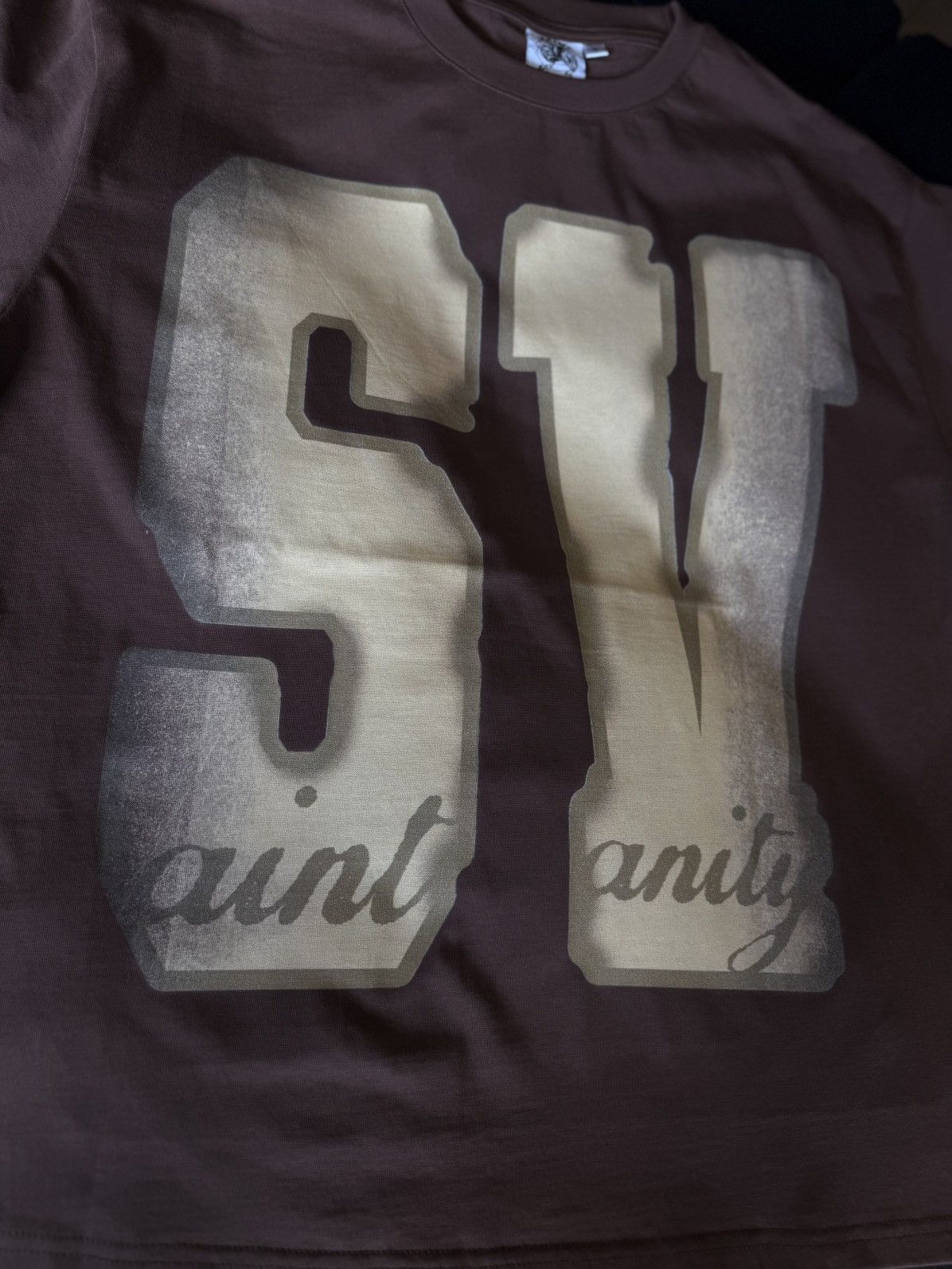 Saint Vanity Saint Vanity UNRELEASED Tee Shirt Logo Brown Size S (NEW) Size US S / EU 44-46 / 1 - 4 Thumbnail