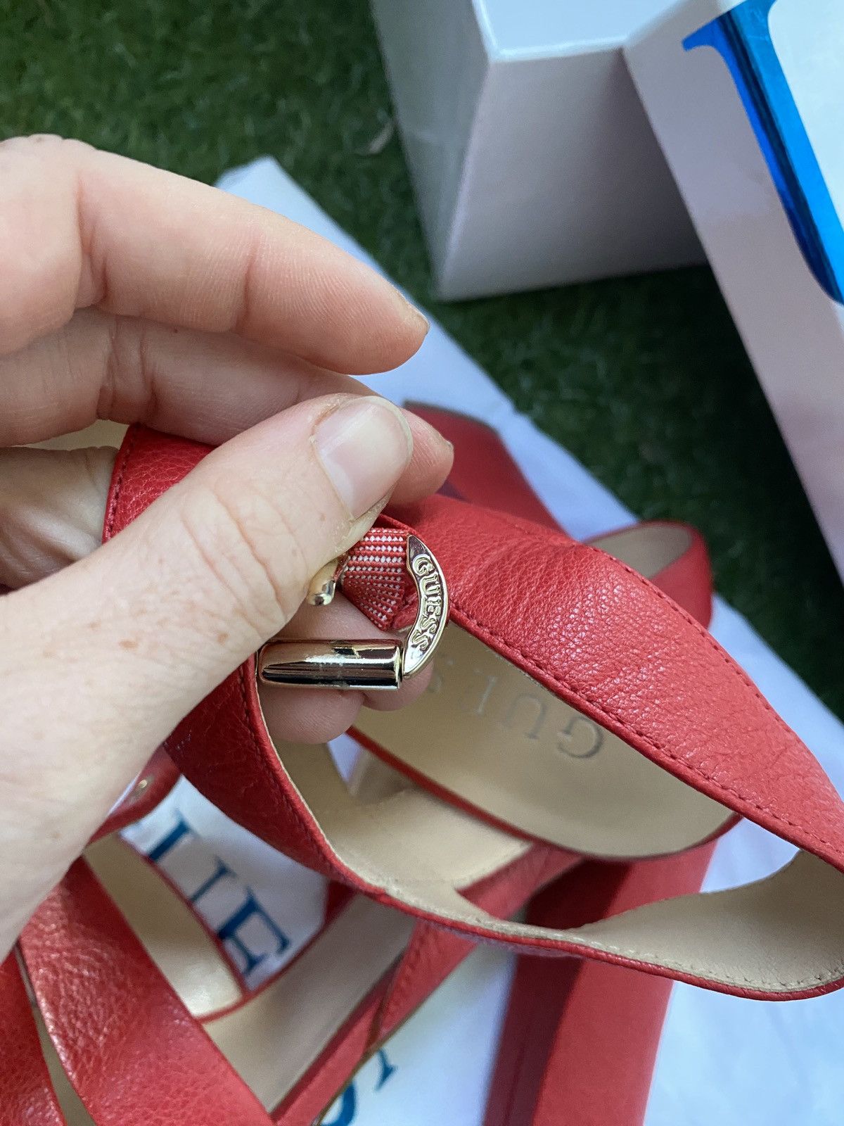 Guess Leather heels in size 39 eu Size US 9 / IT 39 - 3 Thumbnail