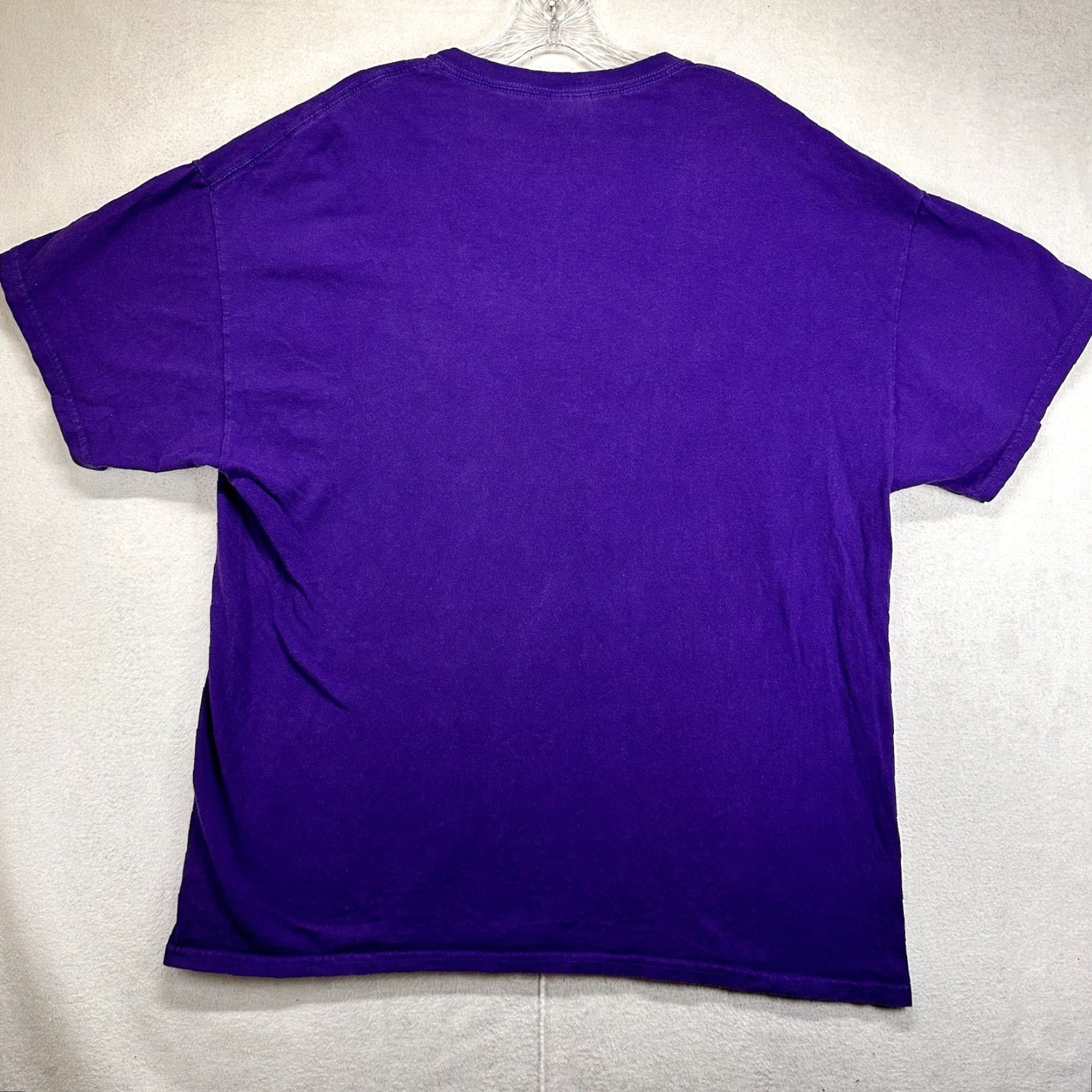 Gildan VINTAGE Gildan Florida Mens Large Purple Short Sleeve Graphic T-Shirt Embroidered Dolphin Size US L / EU 52-54 / 3 - 3 Thumbnail