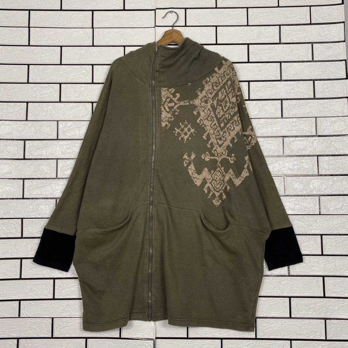 Japanese Brand 📌Long Design Zipper Jacket Amina Parka Style Navajo Size US M / EU 48-50 / 2 - 2 Thumbnail