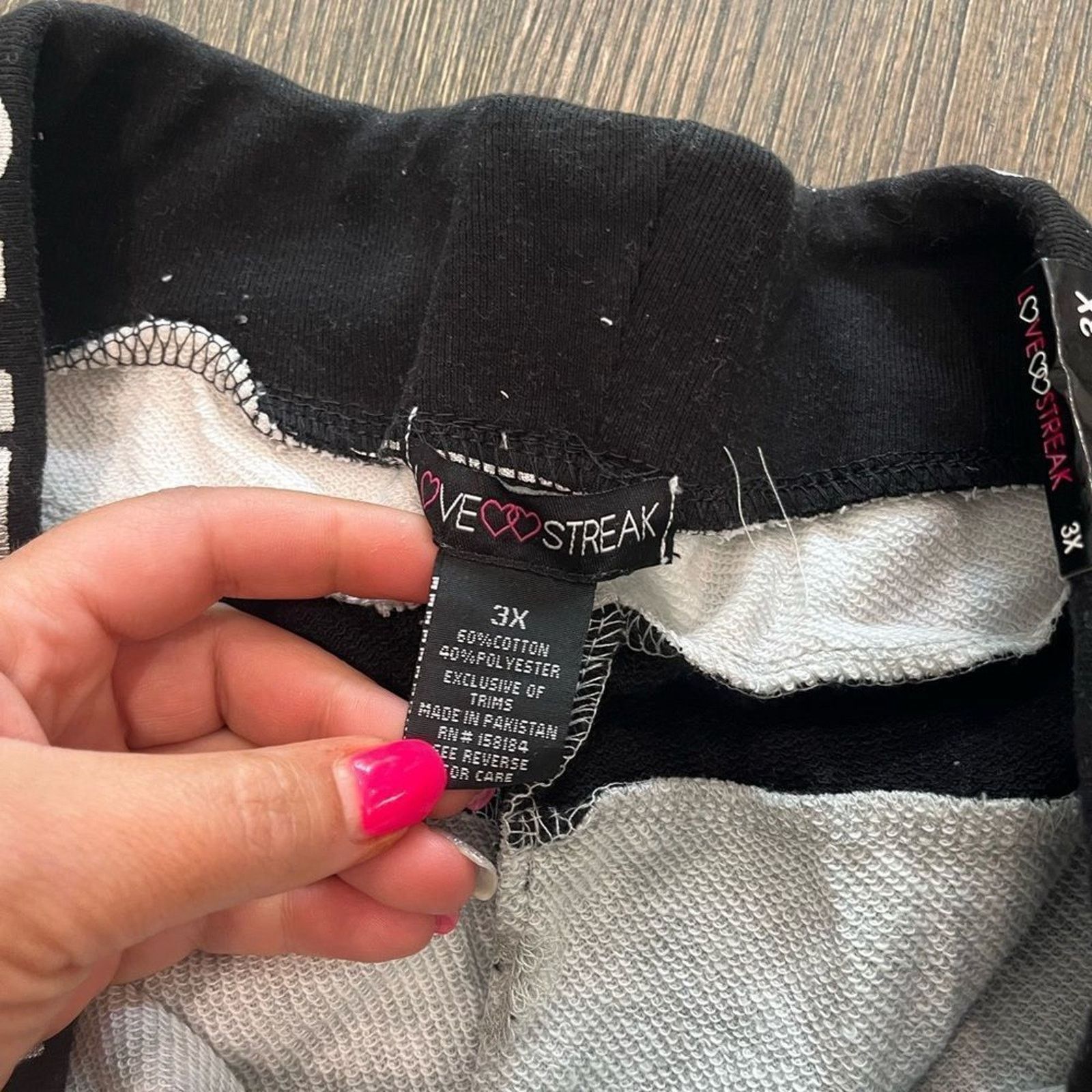 Vintage NWT Love Streak Womens Cotton Track Gym Shorts Size 3X Size 42" / US 20 - 3 Thumbnail