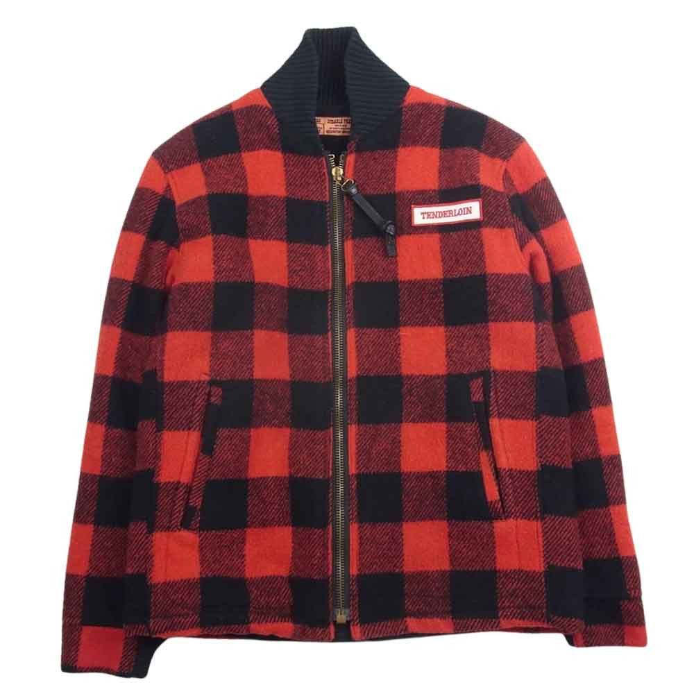 Tenderloin Lumberjack Buffalo Check Jacket With Logo Patch