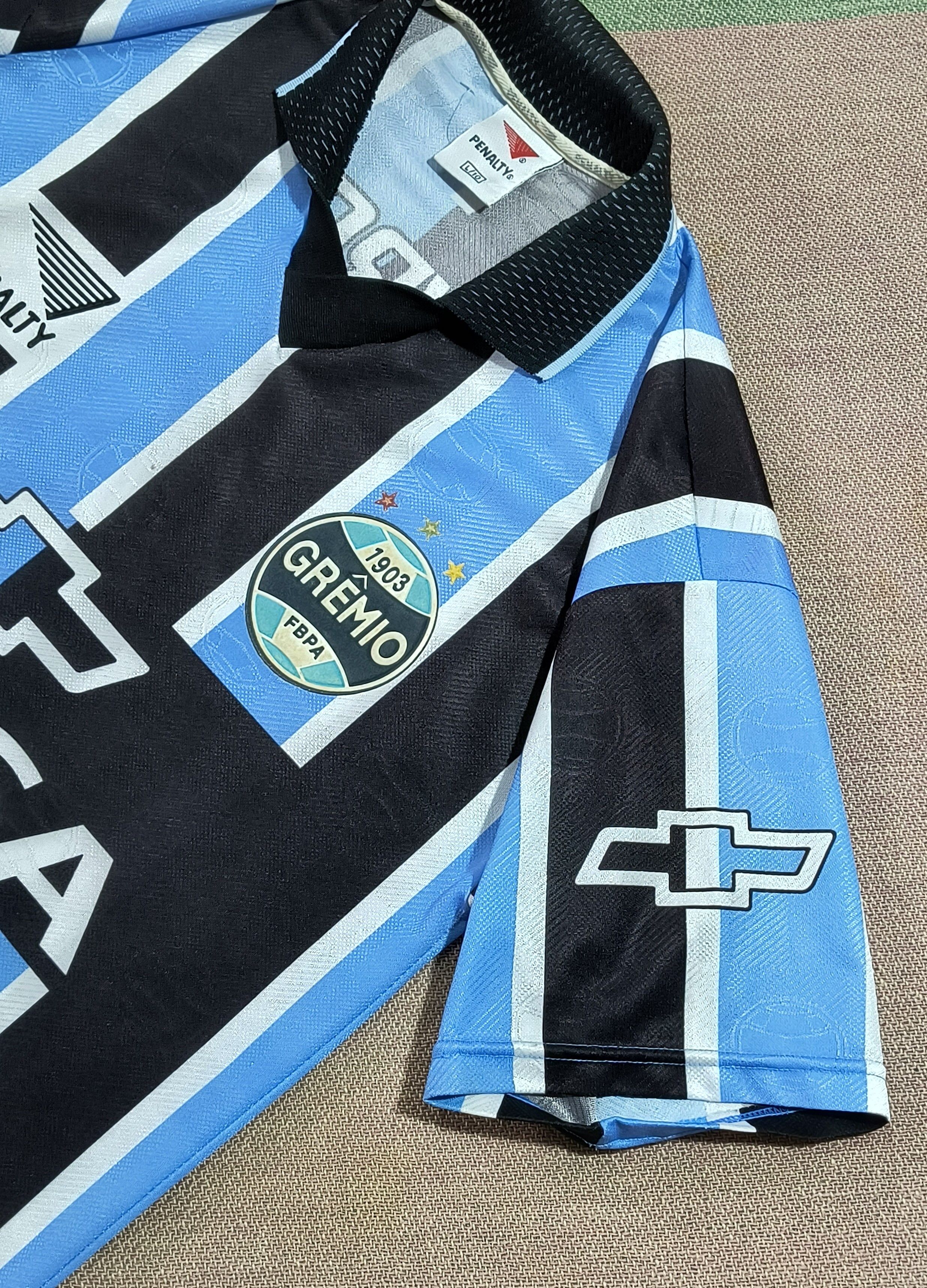 Penalty DS Vintage Gremio FBPA #6 Roger Machado 1998 home jersey Size US L / EU 52-54 / 3 - 5 Thumbnail