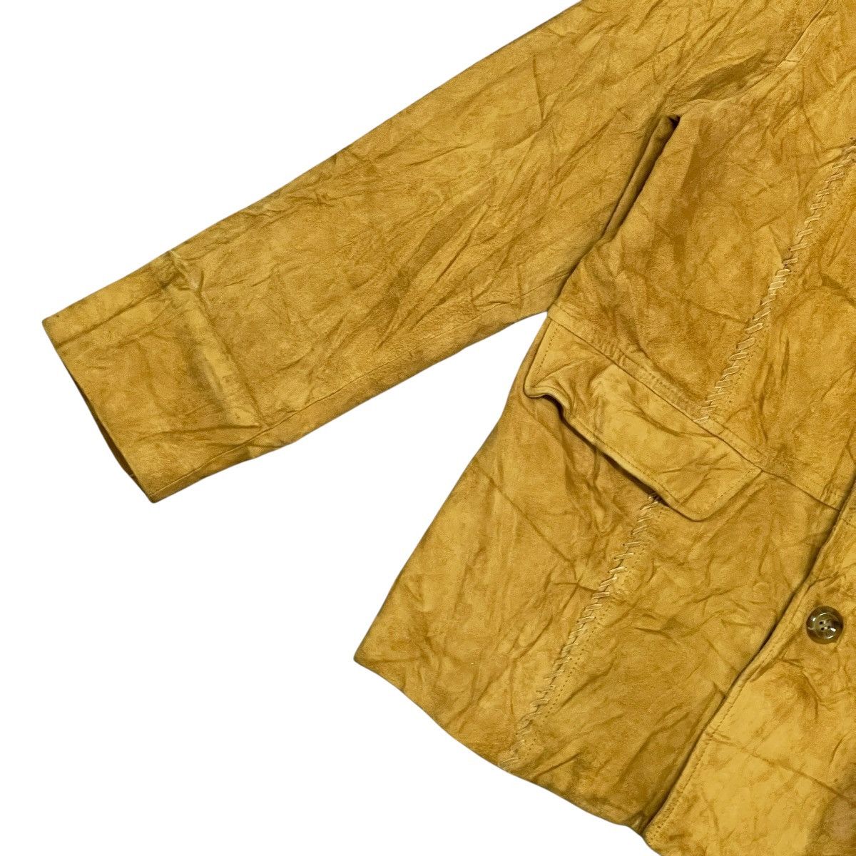 Issey Miyake Vintage Hai Sporting Gear Issey Miyake Sheep Leather Jacket Size US M / EU 48-50 / 2 - 5 Thumbnail