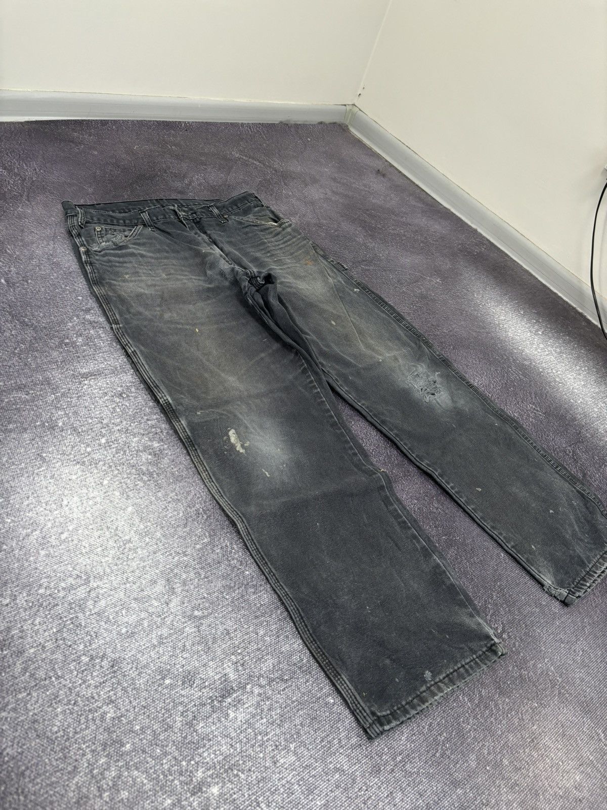 Dickies × Vintage Vintage Dickies Y2K Faded Black USA Hype Pants Jeans Size US 32 / EU 48 - 7 Thumbnail