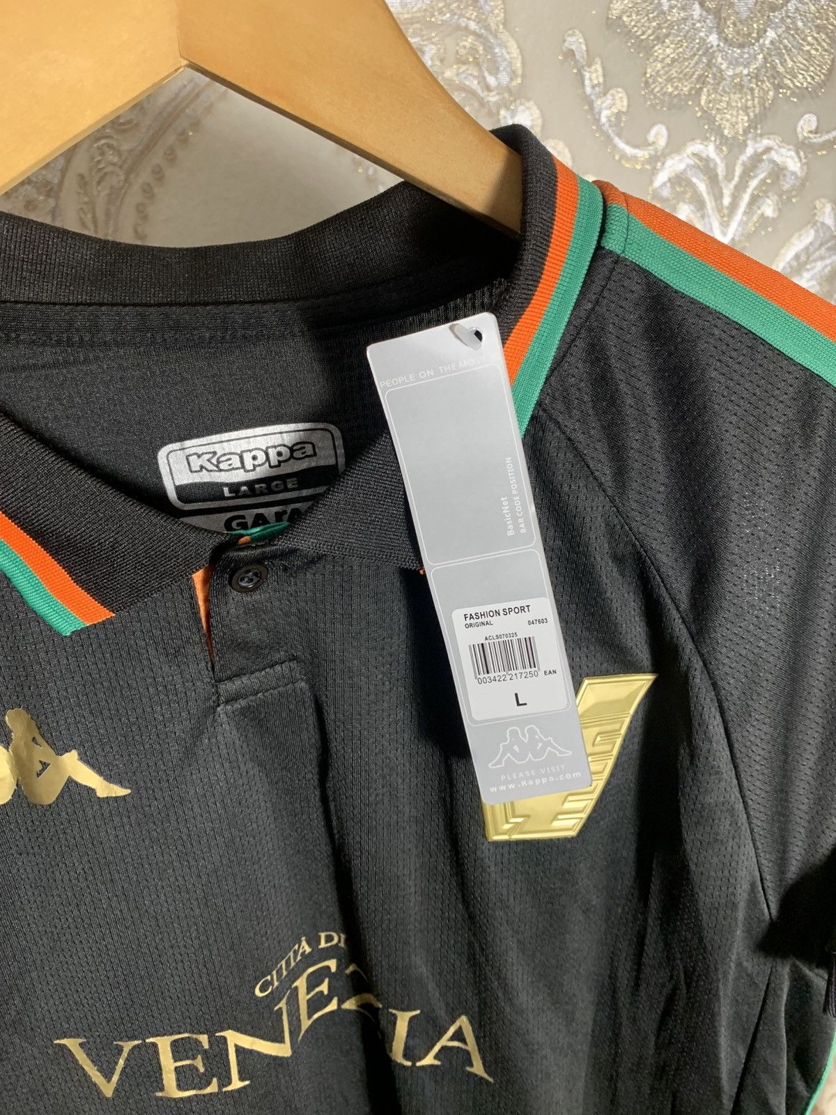 Kappa VINTAGE KAPPA FC VENEZIA ITALY SOCCR JERSEY RETRO Y2K 90s Size US L / EU 52-54 / 3 - 6 Thumbnail