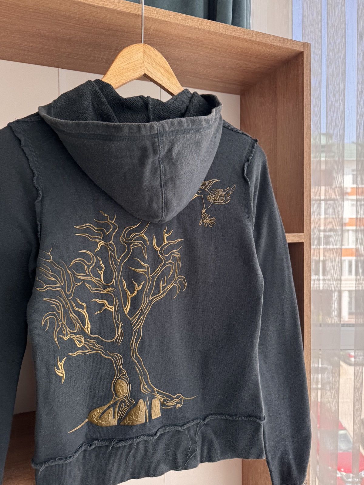 Vintage Vintage Ed Hardy by Christian Audigier Style W’ Bird Hoodie Size S / US 4 / IT 40 - 7 Thumbnail