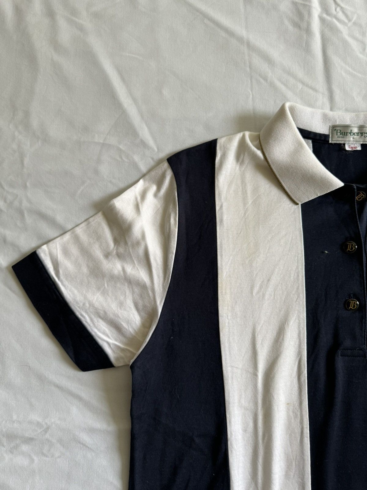 Burberry Vintage Burberry Alphabet Stripes Shirt Size US M / EU 48-50 / 2 - 3 Thumbnail