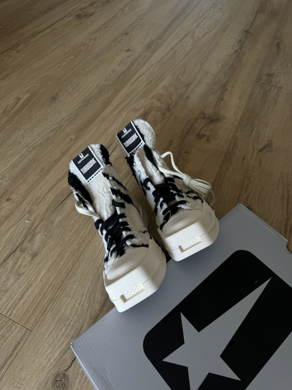 Rick Owens Drkshdw RICK OWENS X CONVERSE 41 Size US 7.5 / EU 40-41 - 5 Thumbnail