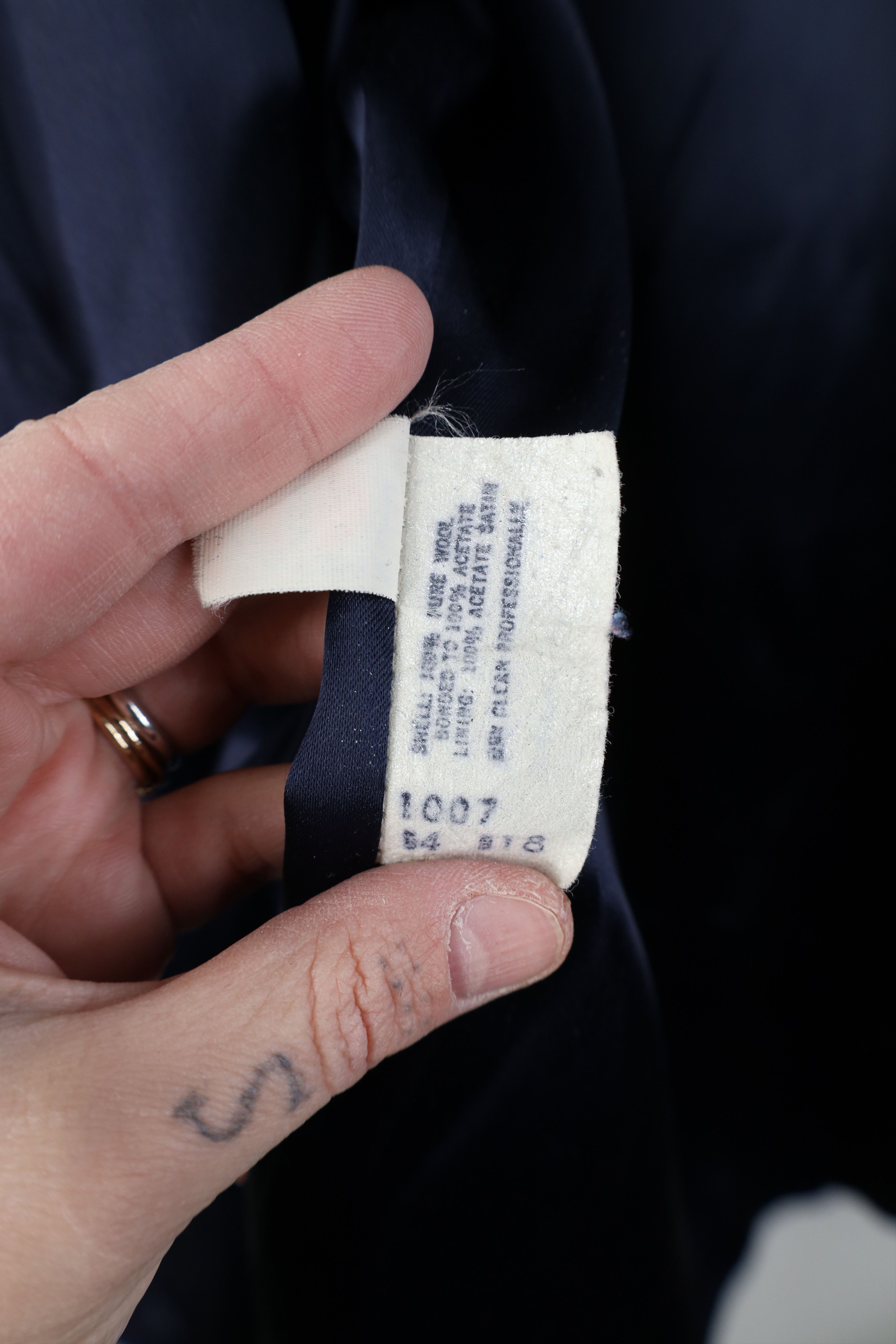 Vintage Vintage 70s Double Breasted Wool Peacoat Jacket Blue USA Size XXL / US 16-18 / IT 52-54 - 14 Thumbnail