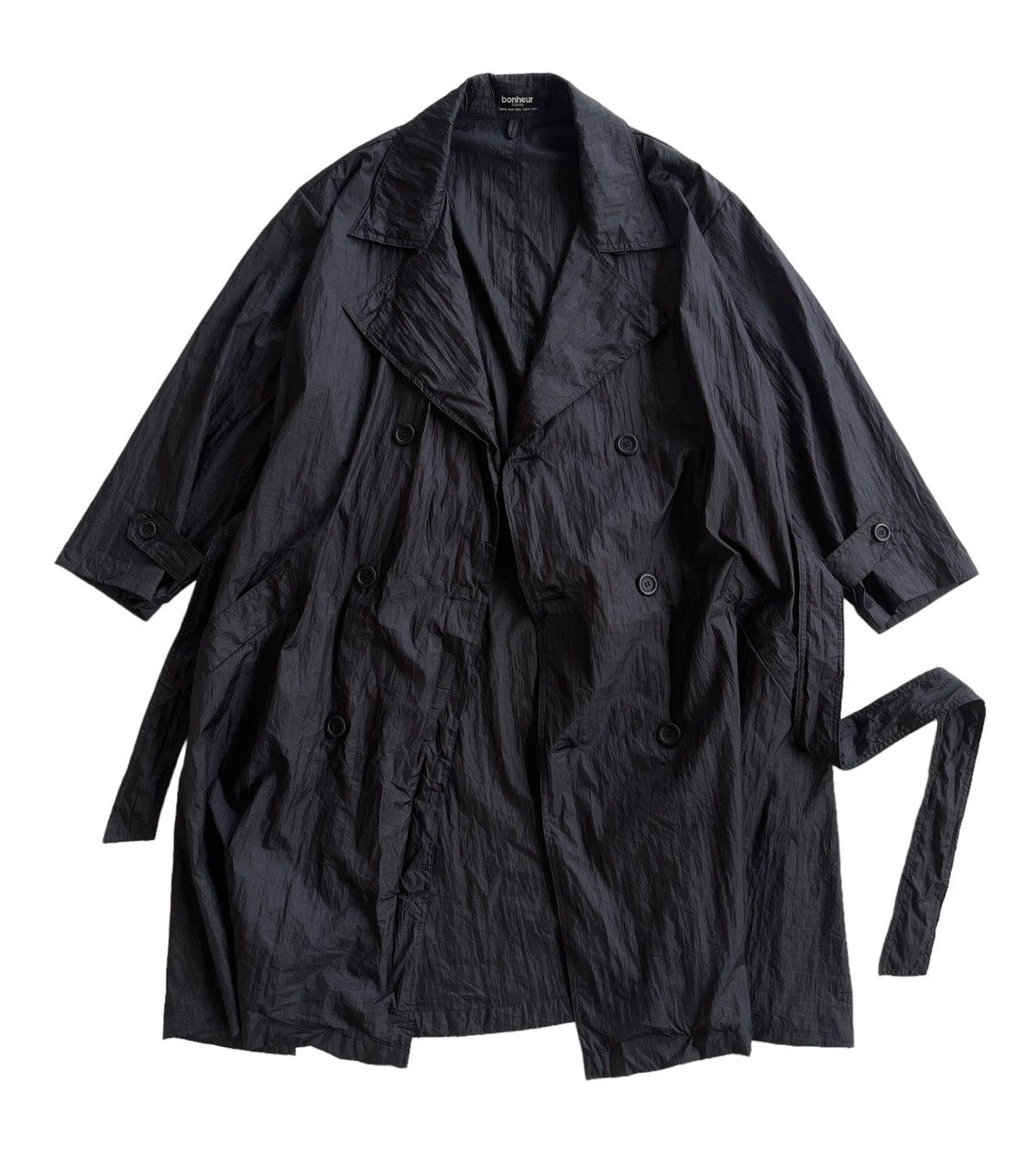 Japanese Brand Bonheur Tokyo NewYork Paris Nylon Trenchcoat Size US M / EU 48-50 / 2 - 4 Thumbnail