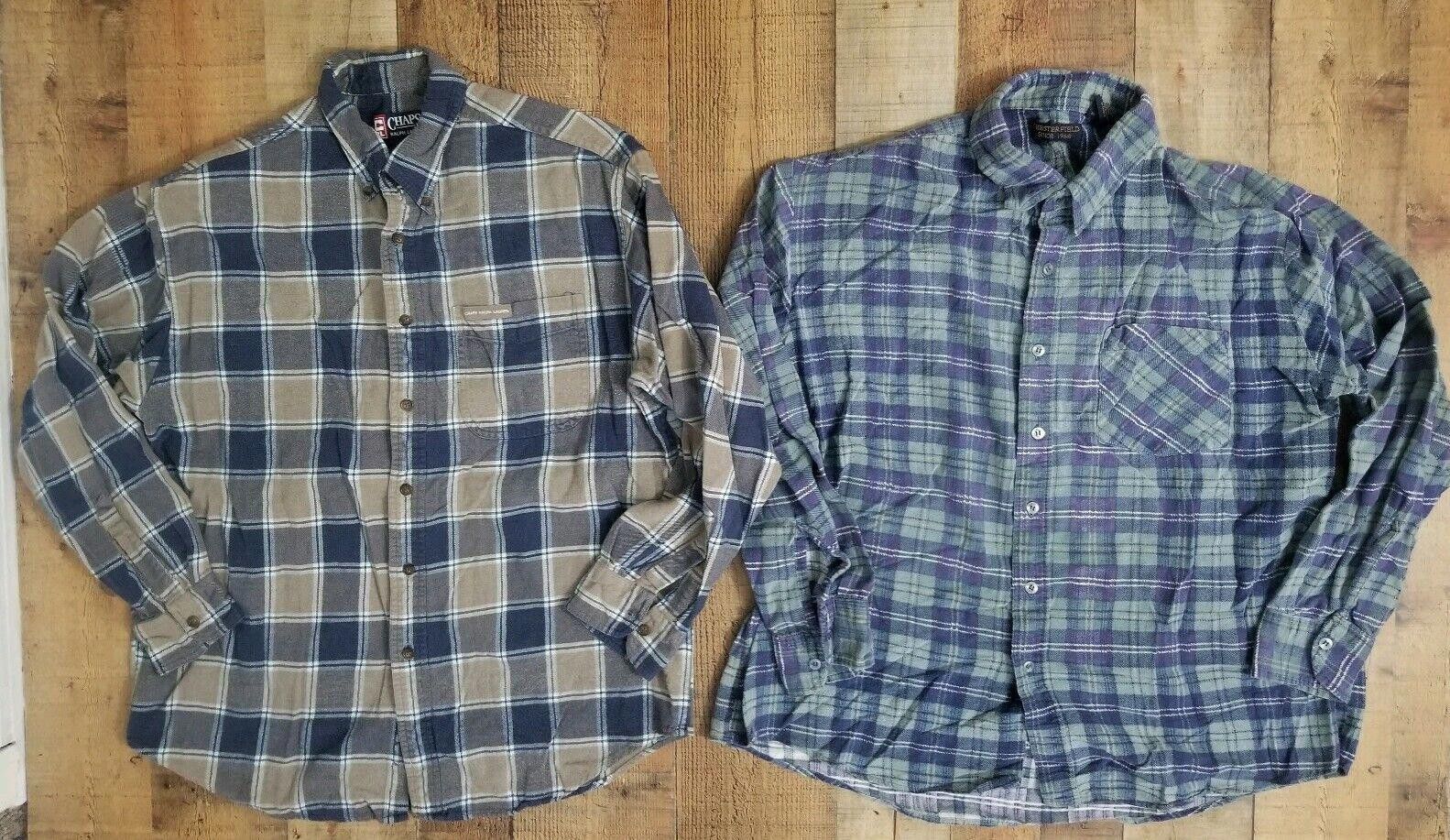 Chaps Vintage Plaid Shirts 90's Chaps Ralph Lauren Y2k large Size US L / EU 52-54 / 3 - 1 Thumbnail