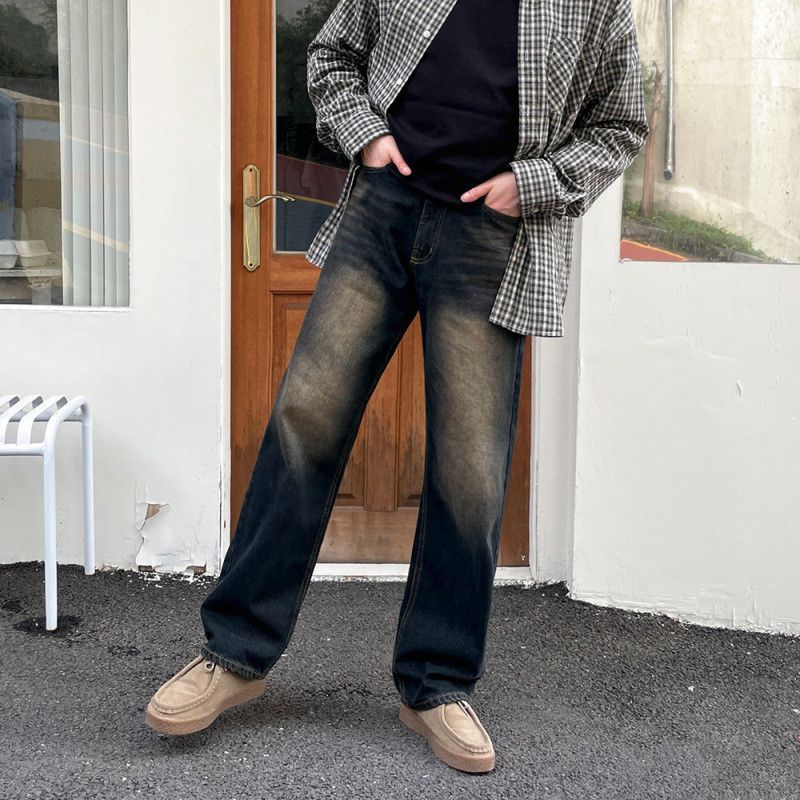 Japanese Brand × Jean Retro loose casual wide leg jeans Size US 32 / EU 48 - 4 Thumbnail