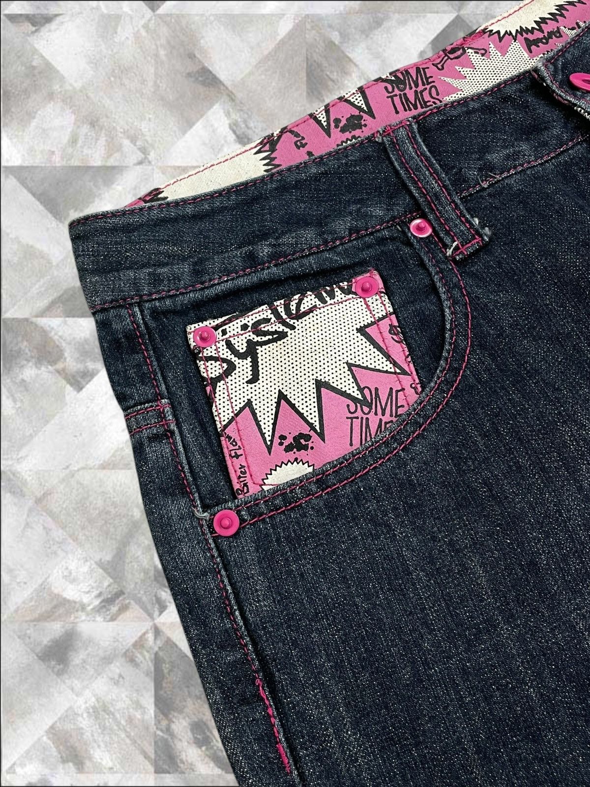 Hysteric Glamour Vintage 1990s Japan Designer Deugro Art Fancy Short Denim Size US 30 / EU 46 - 5 Thumbnail
