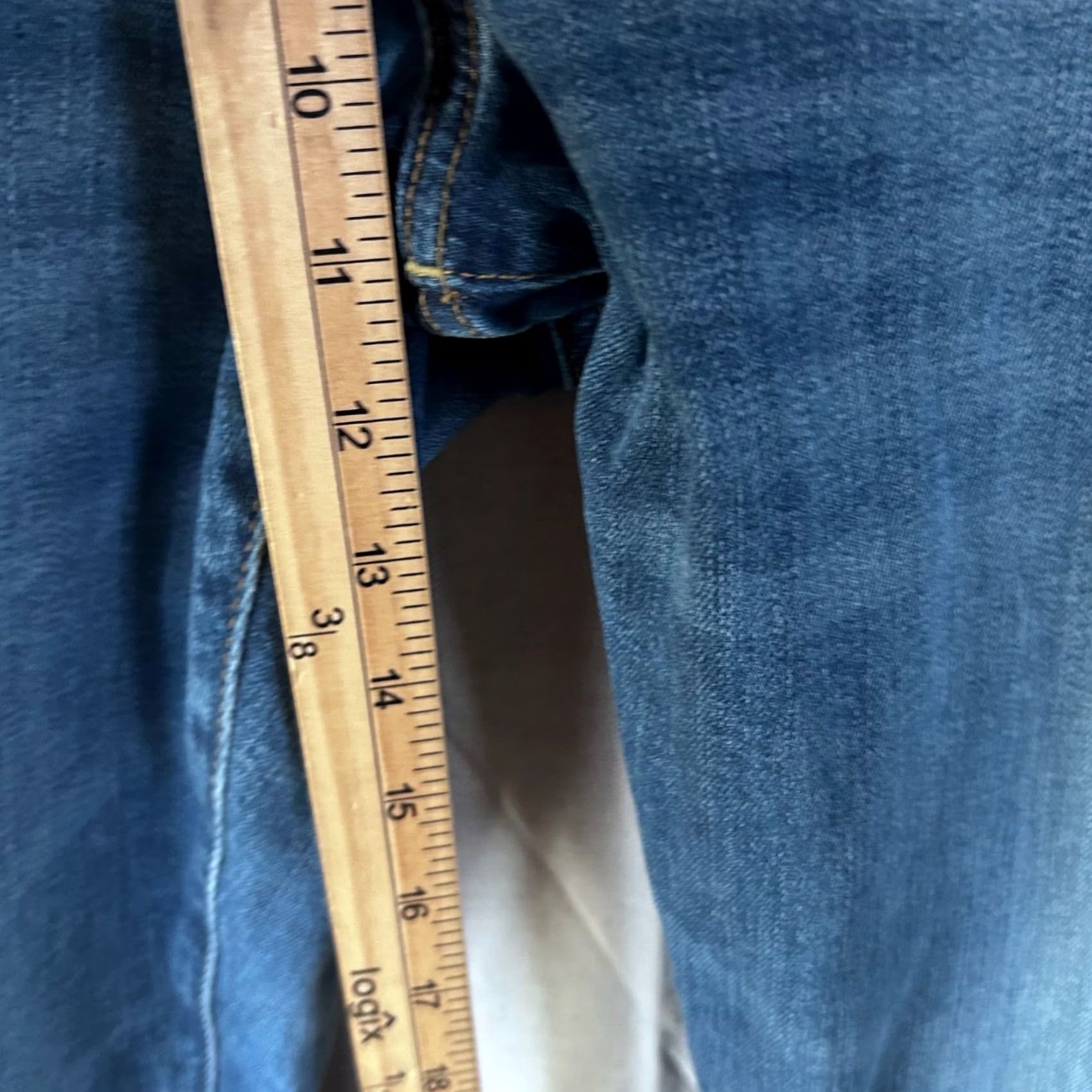 American Eagle Outfitters American Eagle Ne(x)t Level Flex Jeans 36x32 Blue Medium Wash Denim Mens Straight 5-Pocket Zip Button Regular Rise Mid Comfort Stretch Size US 36 / EU 52 - 6 Thumbnail