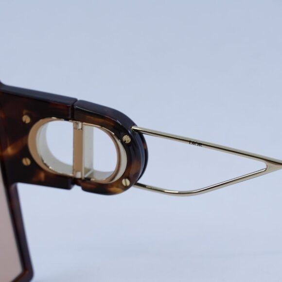 Dior Dior 30MONTAIGNE SU 26L0 Sunglasses Havana/Gold Square Frame Size ONE SIZE - 7 Thumbnail