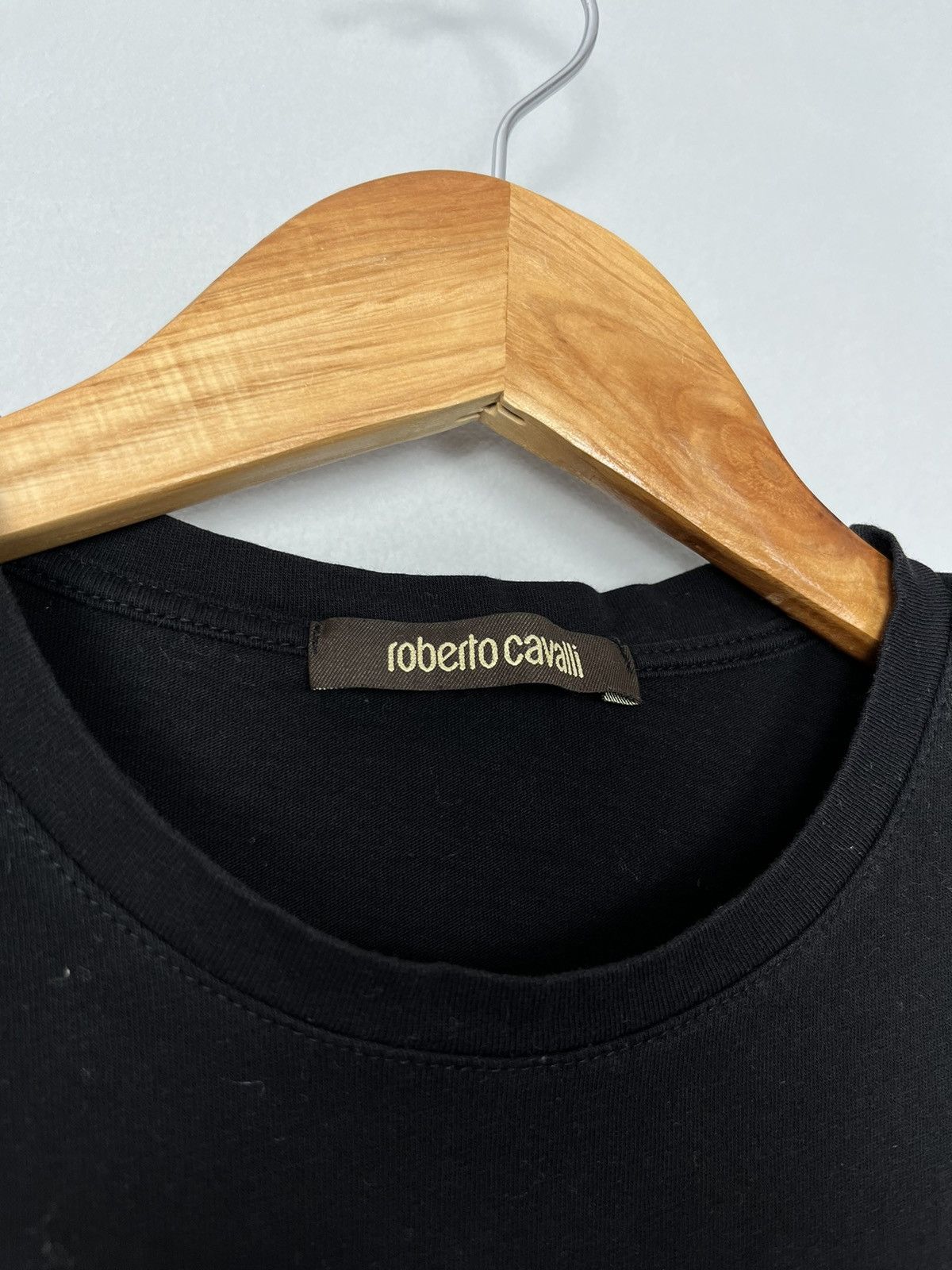 Roberto Cavalli Roberto Cavalli Luxury Big Logo Cotton Tee Shirt Size US M / EU 48-50 / 2 - 6 Thumbnail
