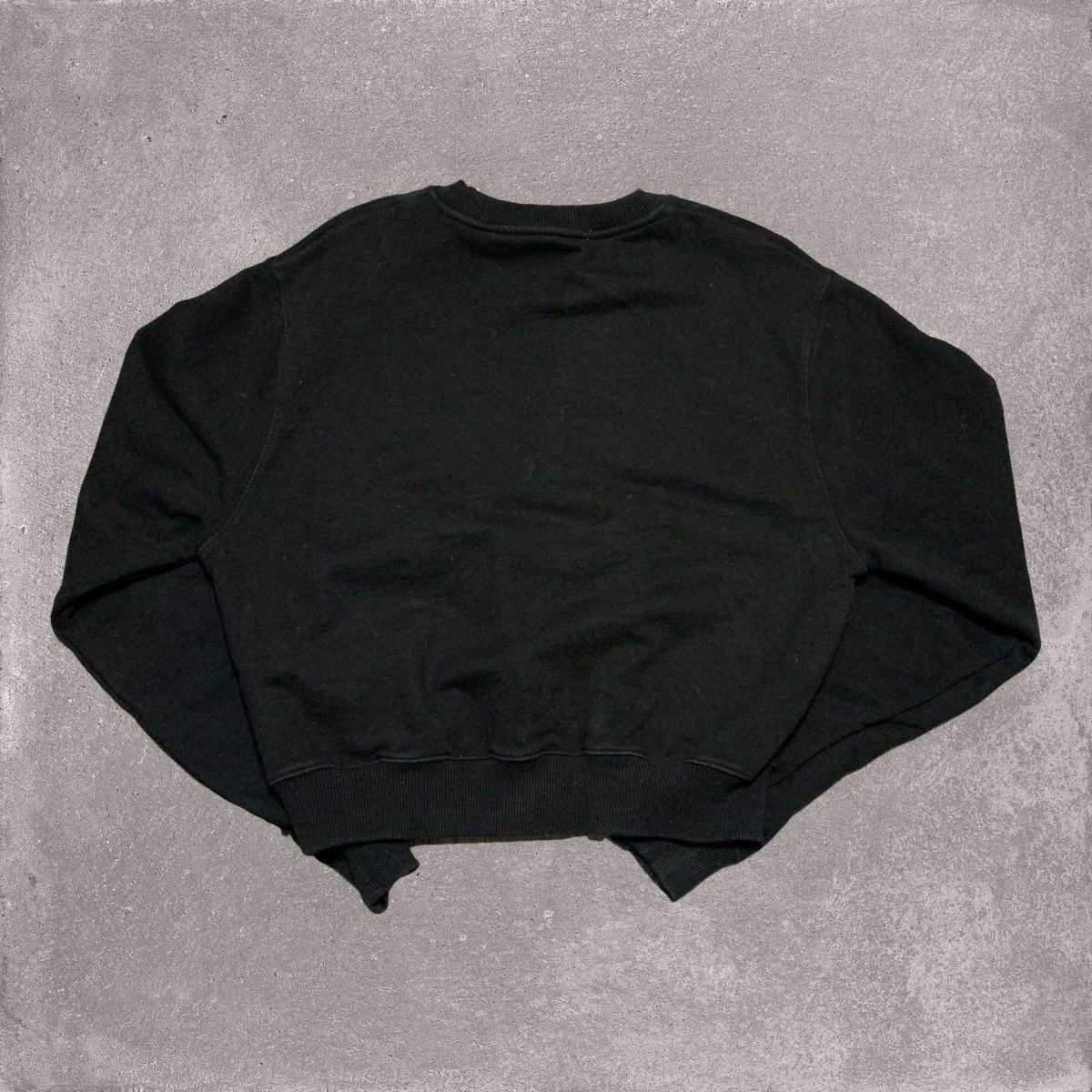 Off-White Off White XS Black Sweatshirt Crewneck Off Logo Short Virgil Size US XS / EU 42 / 0 - 2 Thumbnail