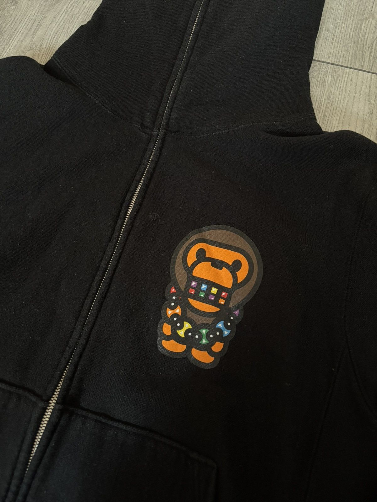 Bape Bape baby milo grills full zip hoodie Size US S / EU 44-46 / 1 - 2 Thumbnail