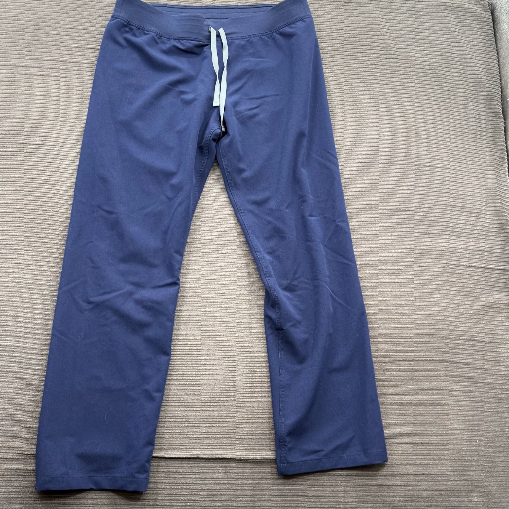 Vintage FIGS Technical Collection Pants Mens Large Navy Blue Drawstring Scrub Medical Size US 33 - 2 Thumbnail