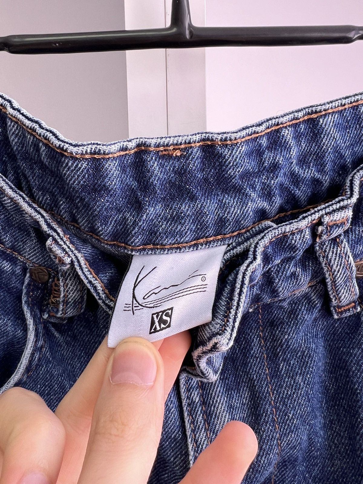 Karl Kani × Vintage Vintage Karl Kani Rap Denim Pants Size US 27 - 8 Thumbnail