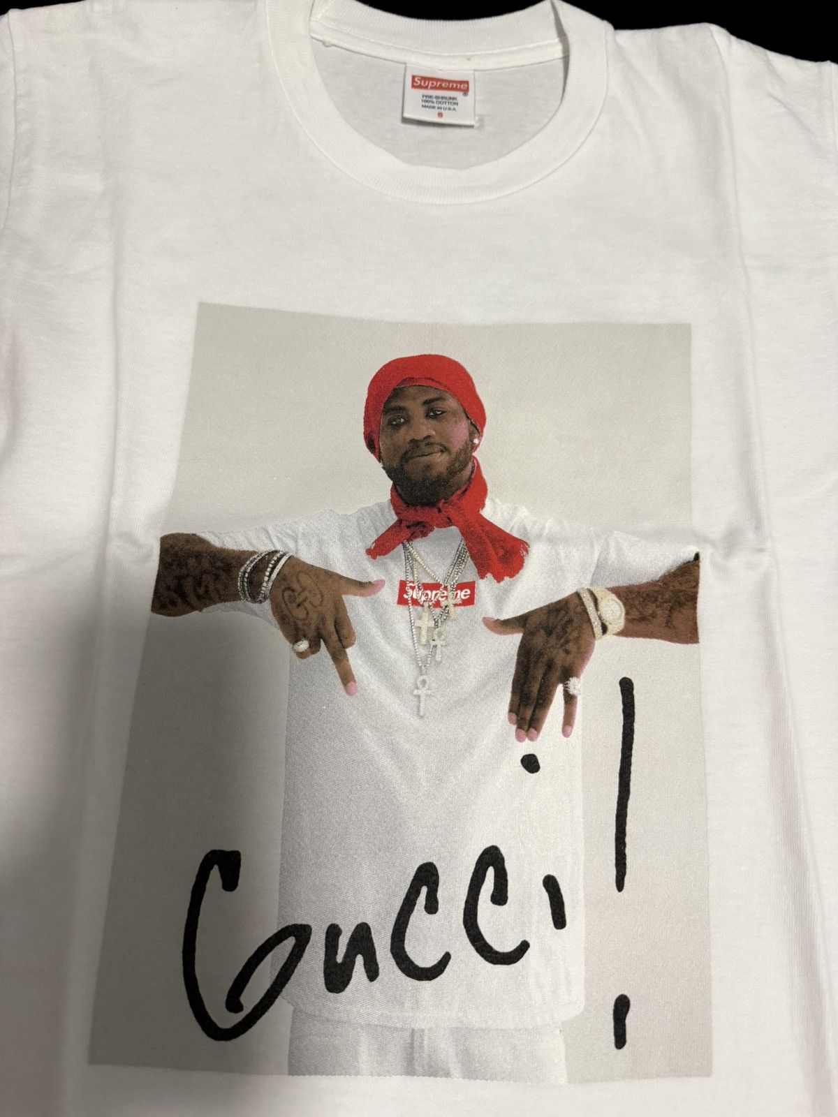 Supreme Supreme Gucci mane photo tee Size US S / EU 44-46 / 1 - 2 Thumbnail