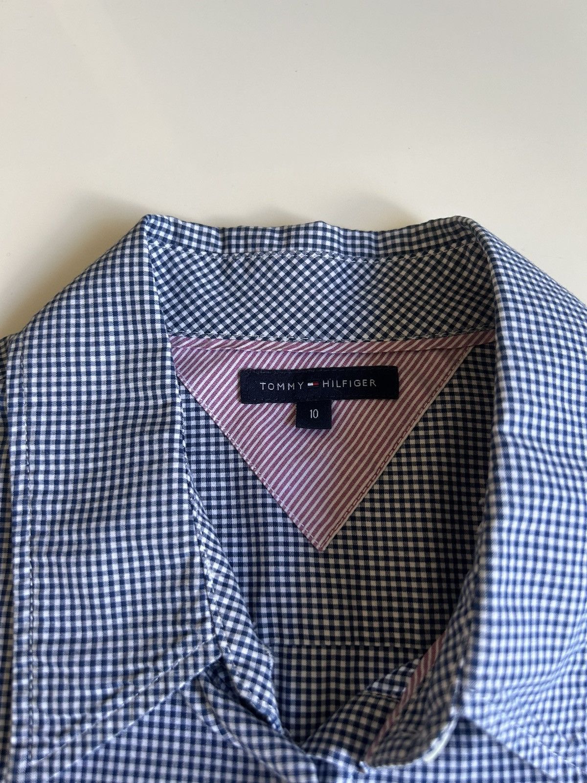 Tommy Hilfiger Tommy Hilfiger Shirt – Men’s Model, Dark Blue Checkered Size US M / EU 48-50 / 2 - 3 Thumbnail