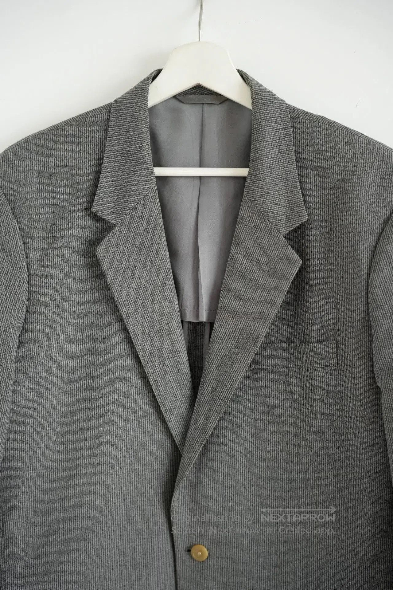 Y's for Men Yohji Yamamoto 90s Black Gray Striped Suit. Size US M / EU 48-50 / 2 - 4 Thumbnail