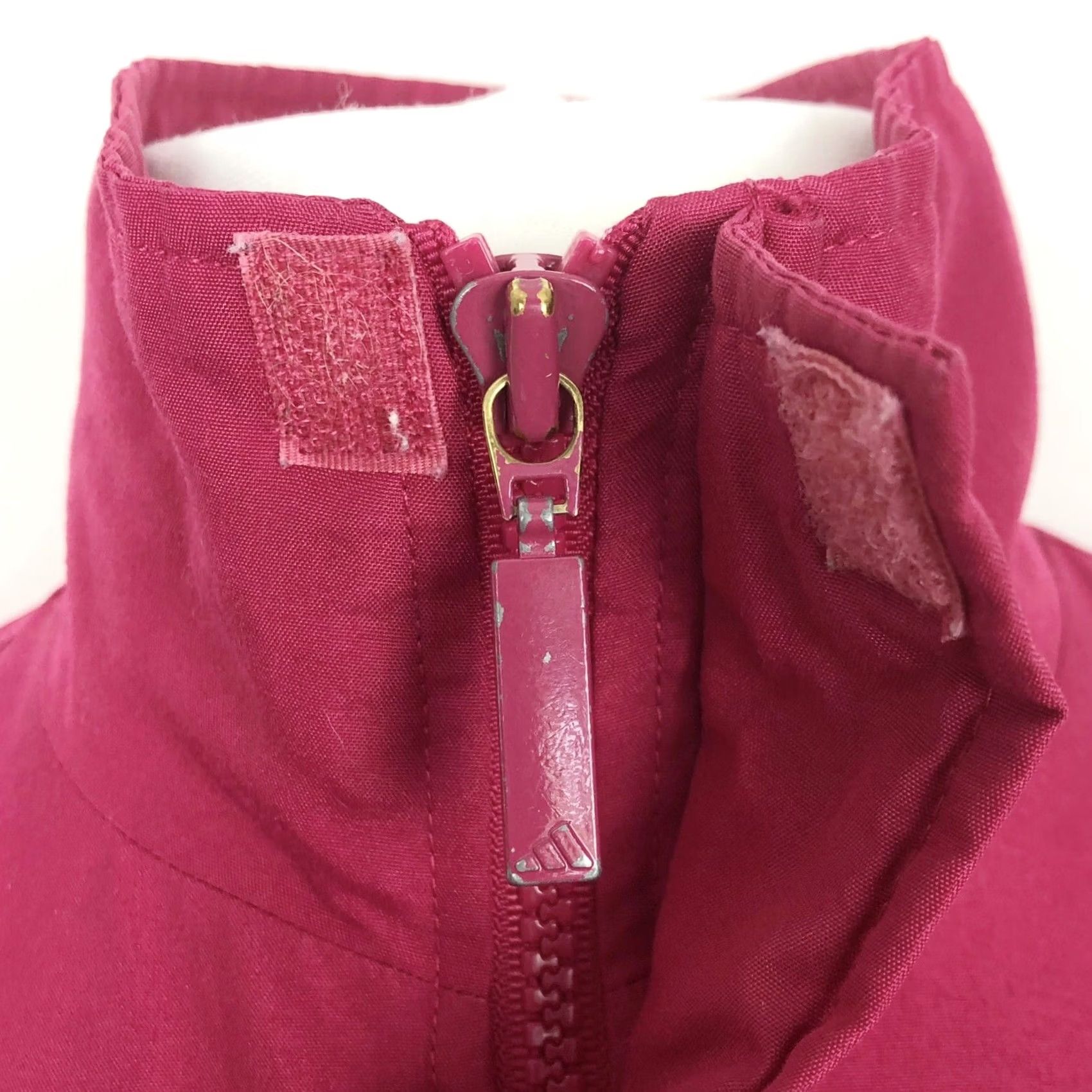 Adidas VINTAGE adidas Cropped Jacket Women’s Pink Zip Up 32/34, Short, Regular, Logo, Polyester, Casual, Clean, Used, Vietnam, Women Size XXS / US 00 / IT 34 - 7 Thumbnail
