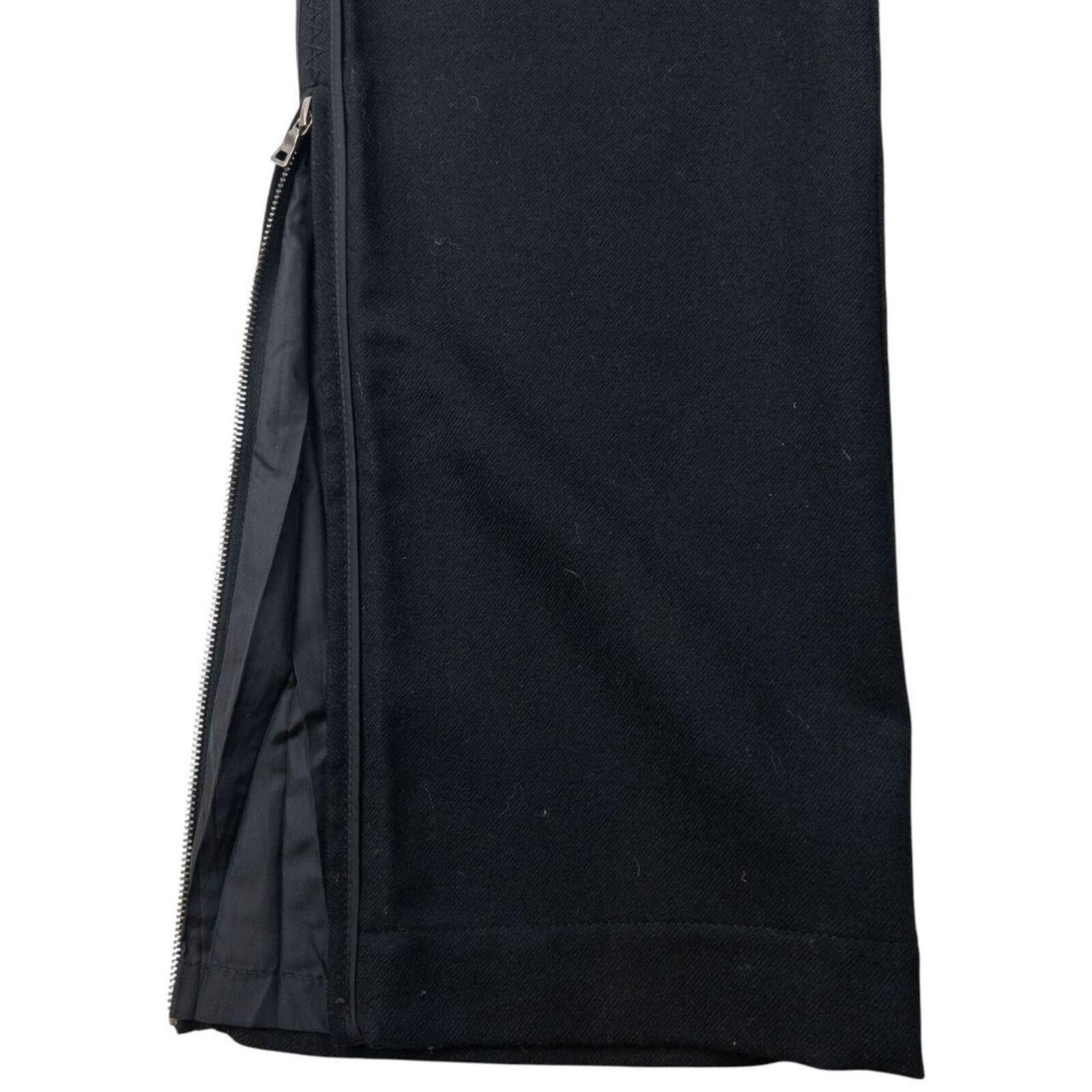Prada Vintage 2000s Prada Sport Zip Cuff Wool Trousers Size W31 Size US 31 - 6 Thumbnail