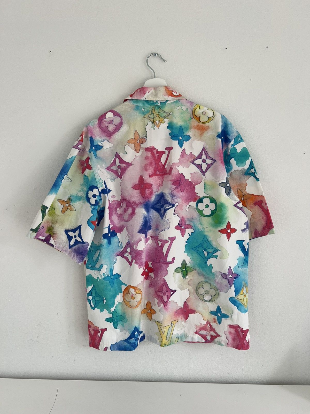 Louis Vuitton Louis Vuitton Watercolor Monogram Short Sleeve Shirt Size US M / EU 48-50 / 2 - 2 Thumbnail