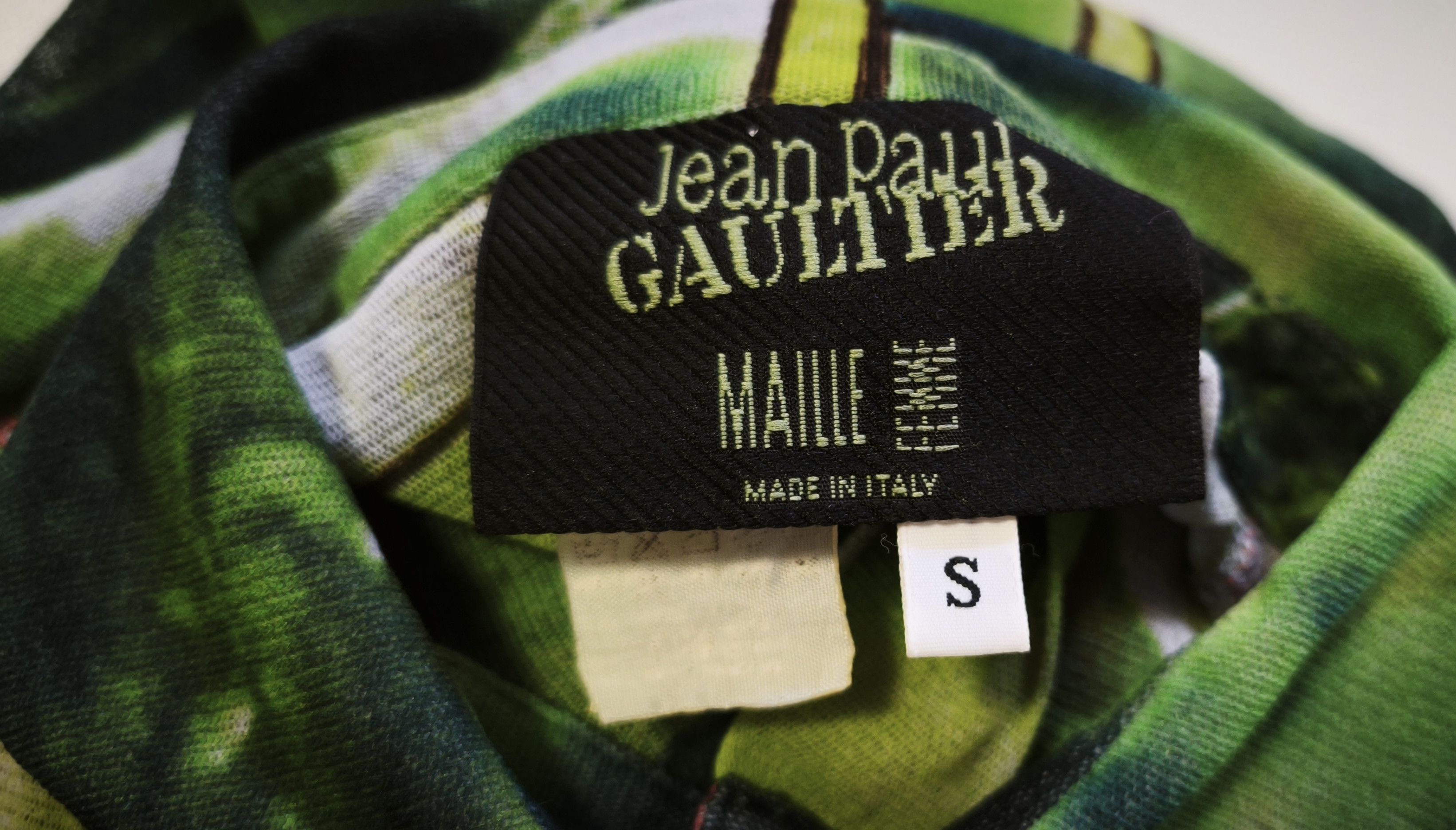 Jean Paul Gaultier Sping 2002 - Plants Photos print mesh top Size S / US 4 / IT 40 - 2 Thumbnail