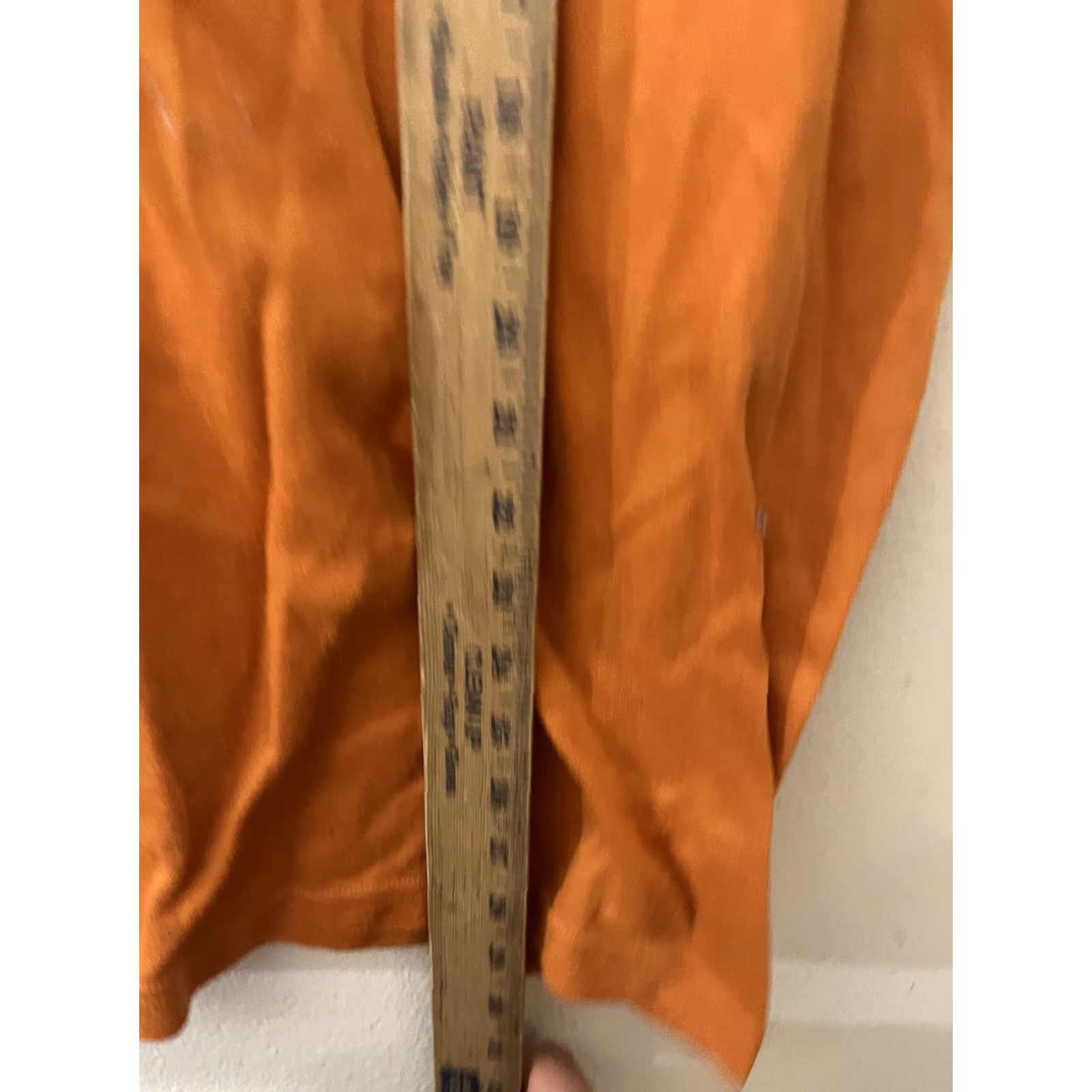 Eddie Bauer Eddie Bauer Polo Shirt Mens Golf Orange Solid XL Knit Polyester Button Short Sleeve Casual Activewear Shirt Size US XL / EU 56 / 4 - 4 Thumbnail
