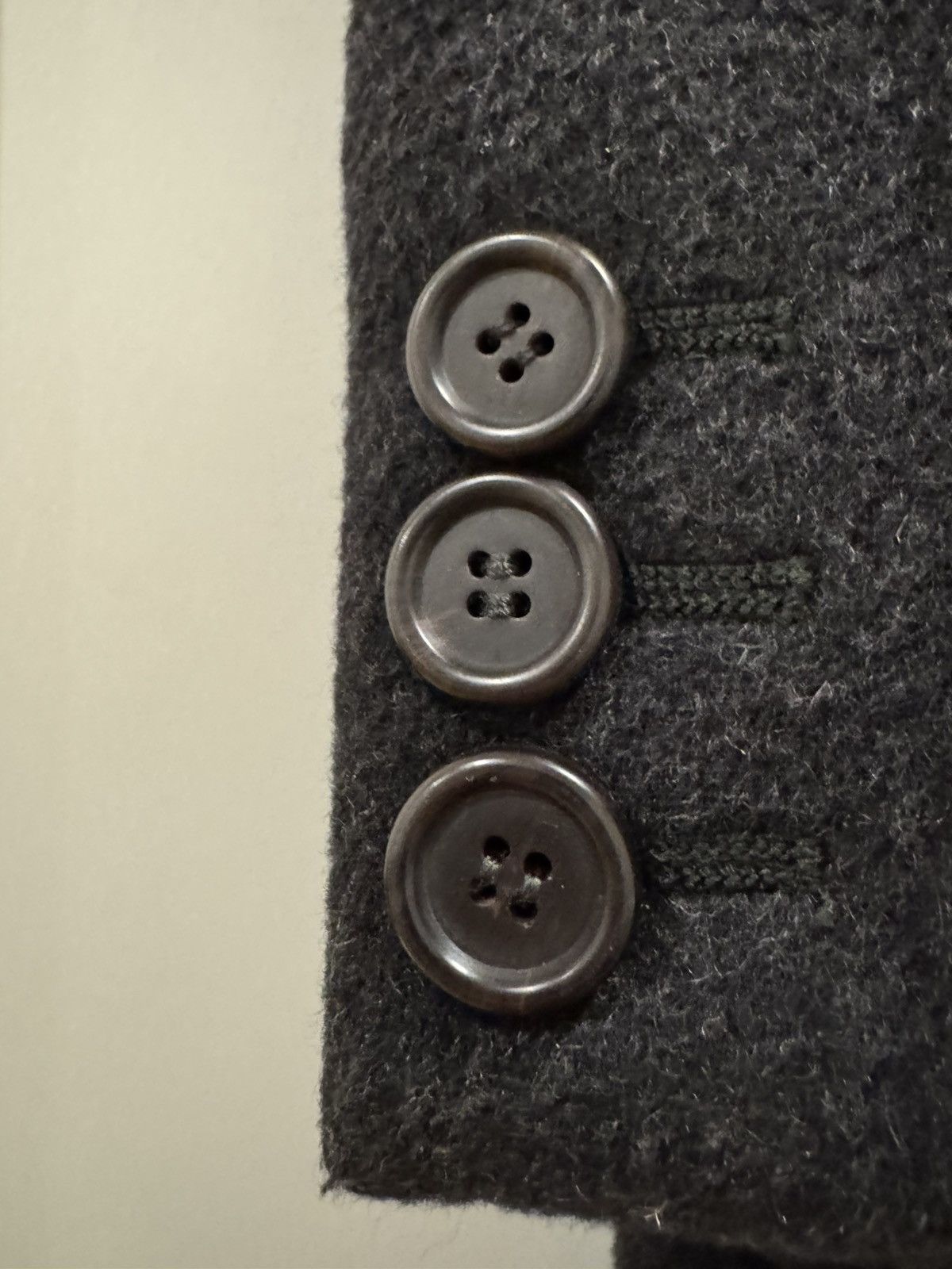 Dolce & Gabbana Dolce & Gabbana Double Chest Black Wool Coat Size US M / EU 48-50 / 2 - 8 Thumbnail