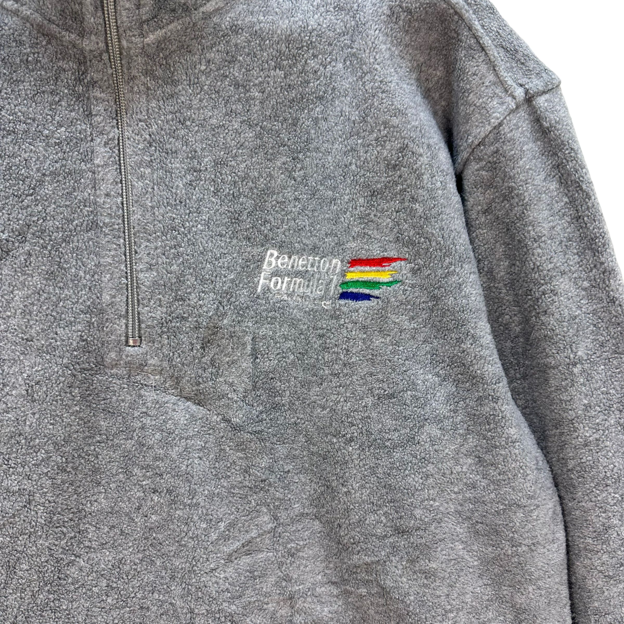 Benetton BENETTON FORMULA 1 RACING TEAM HALF ZIP FLEECE #8075-200 Size US M / EU 48-50 / 2 - 3 Thumbnail