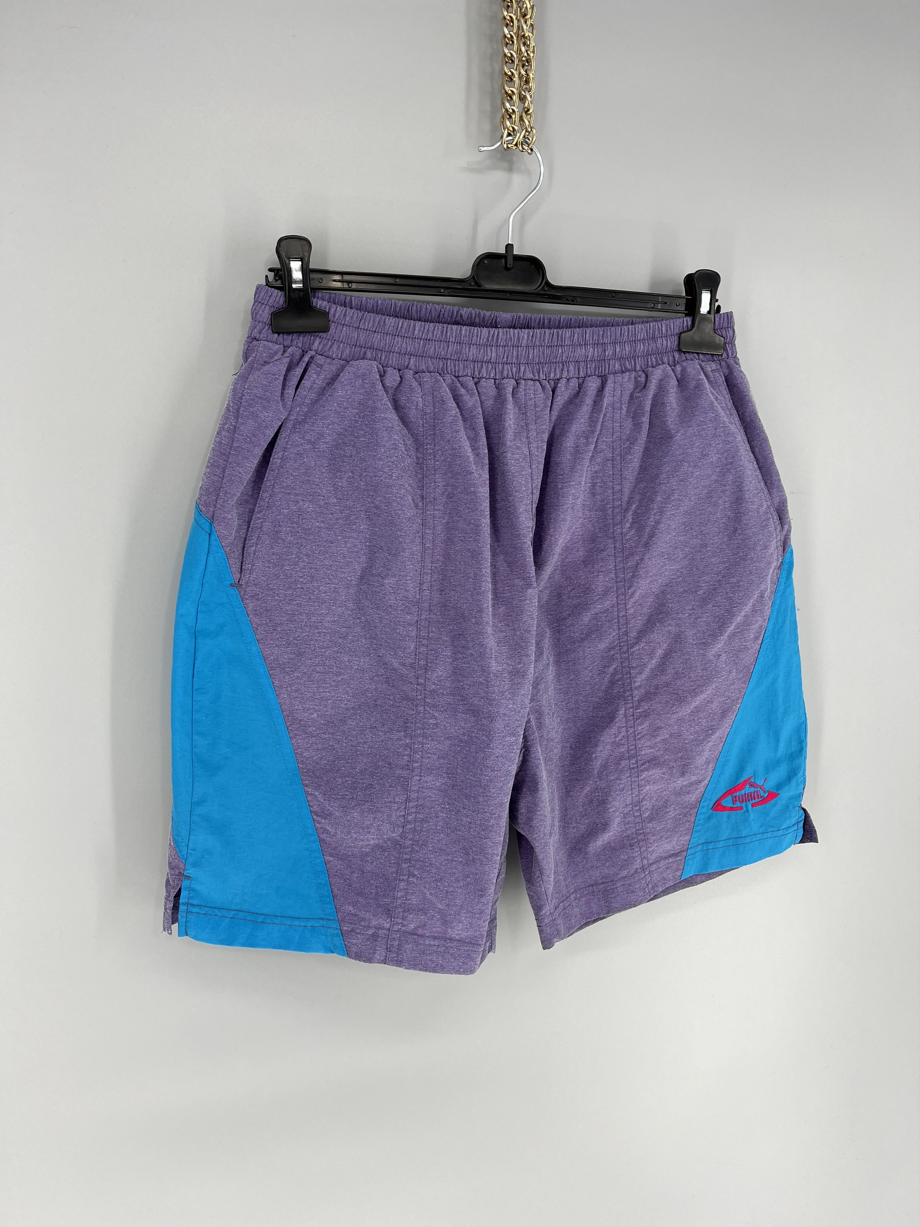 Puma Vintage 90s Puma Mini Logo Shorts Streetwear Style Y2K nylo Size US 36 / EU 52 - 2 Thumbnail