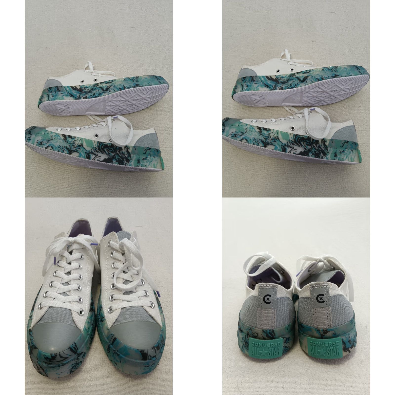 Converse Converse Chuck Taylor All-Star CX Throwback Craft Marbled White Sample Sneaker Unisex 9 Size US 9 / IT 39 - 8 Thumbnail