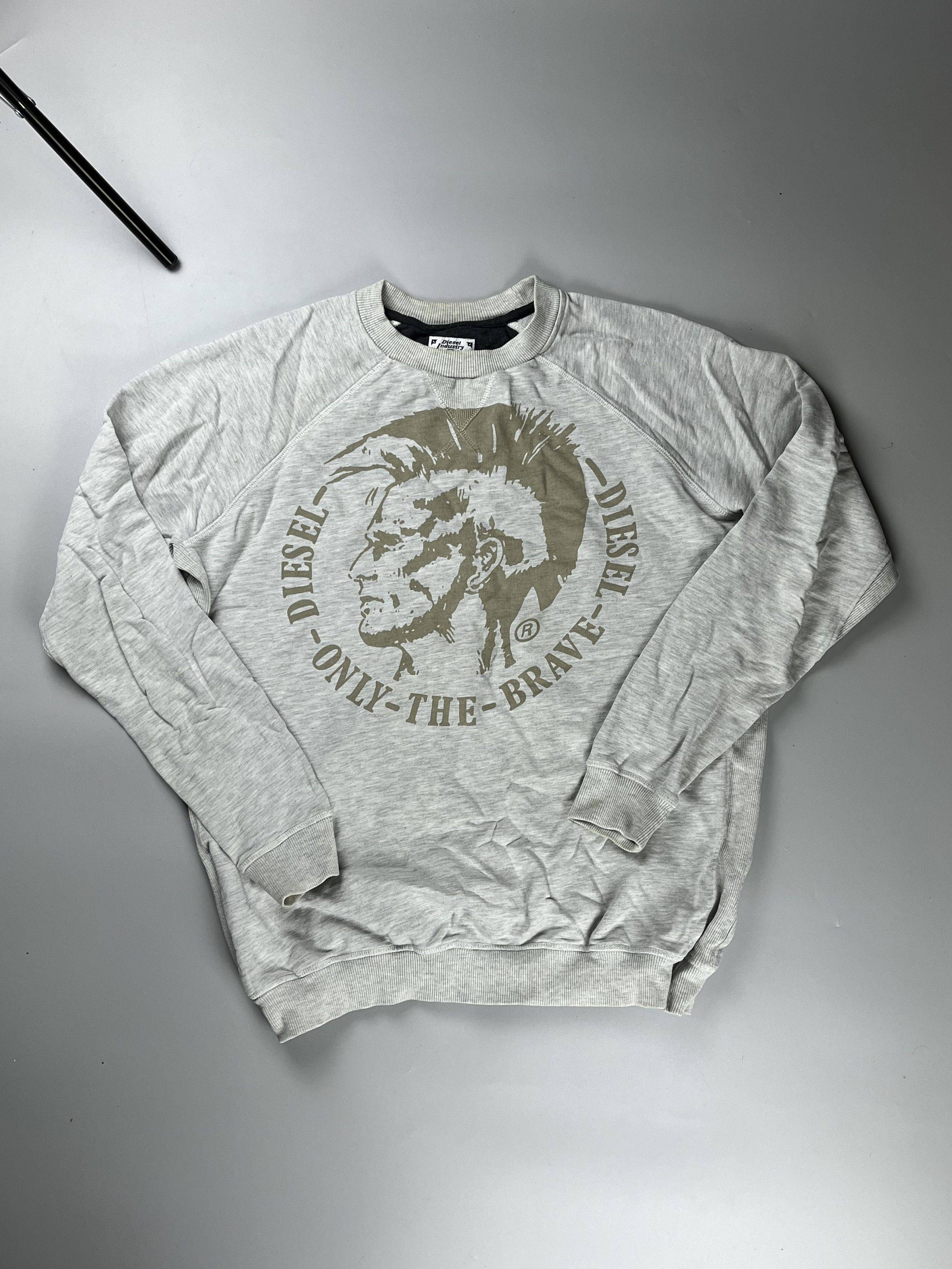 Diesel × Vintage Rare DIESEL Big Logo Vintage Sweatshirt Size US L / EU 52-54 / 3 - 1 Thumbnail