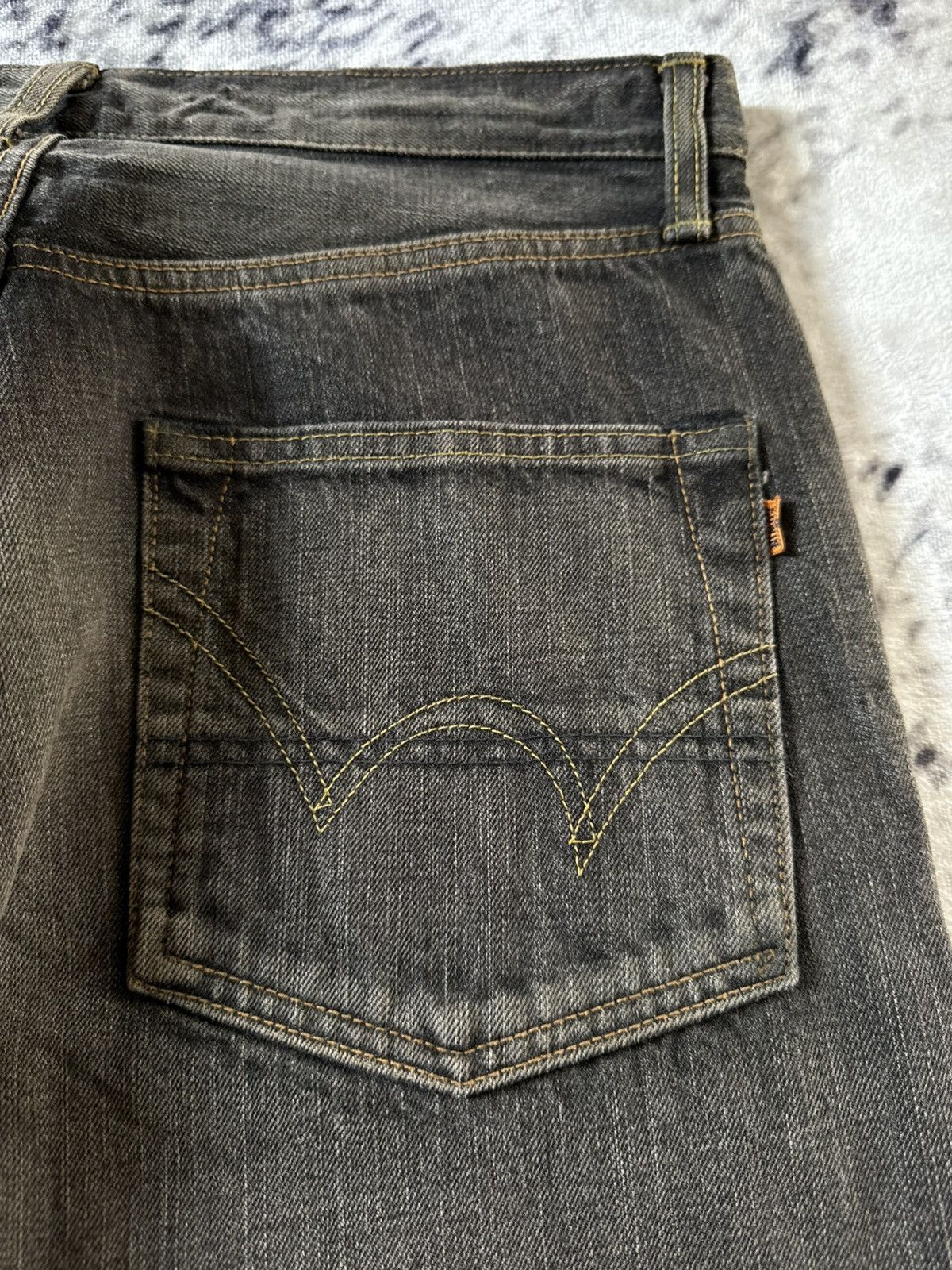 Edwin Rare Edwin 505 13.5 Oz Selvedge Wide Baggy Redline Jeans Size US 32 / EU 48 - 22 Thumbnail