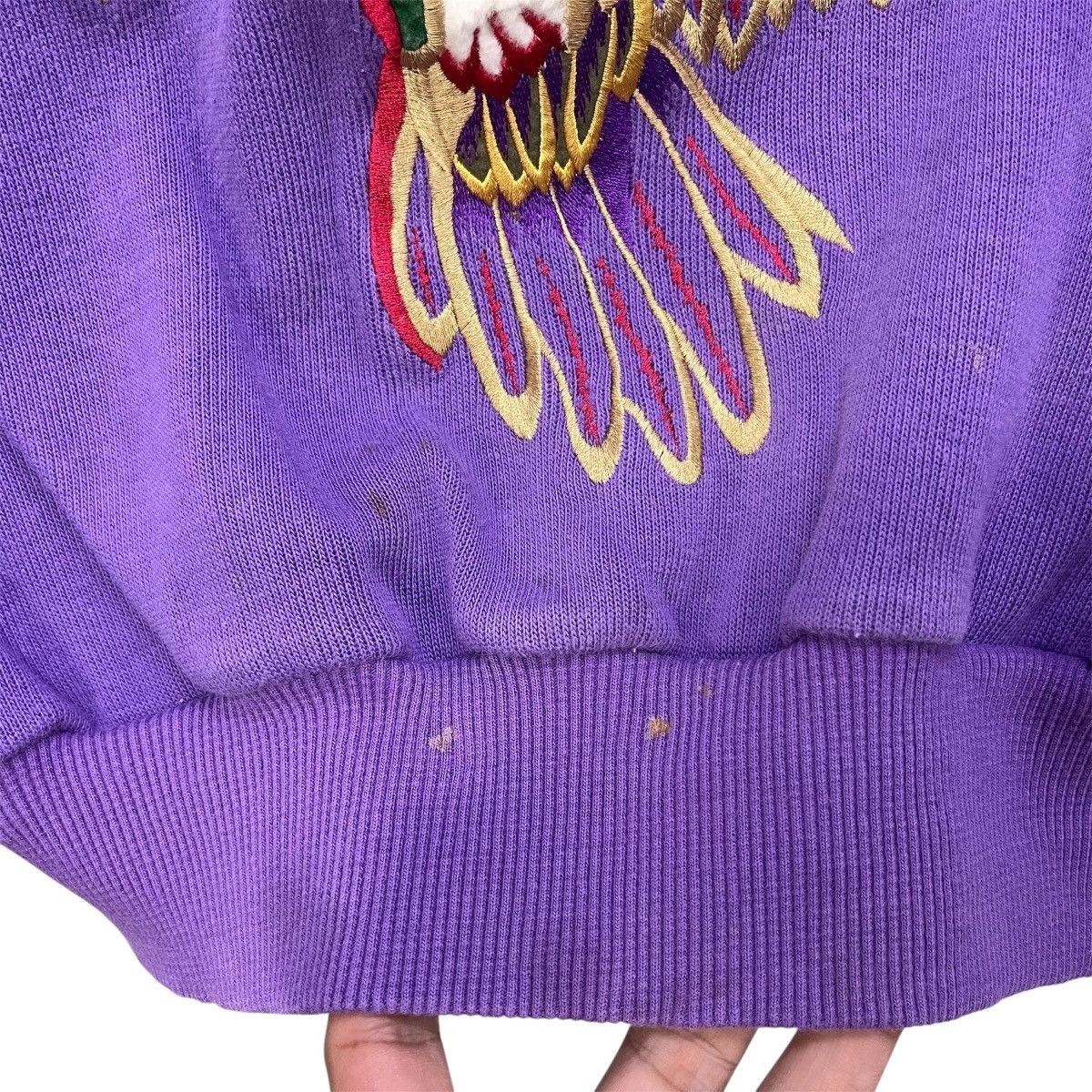 Vintage Vintage 90s tesoro eagle sweatshirt baggy logo embroidery Size M / US 6-8 / IT 42-44 - 8 Thumbnail