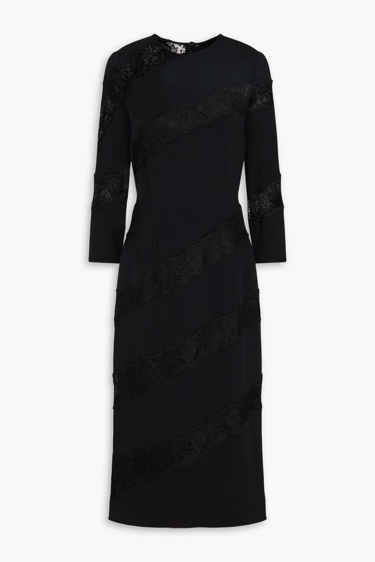 Dolce & Gabbana o1y0825 Midi Dress in Black Size M / US 6-8 / IT 42-44 - 1 Thumbnail